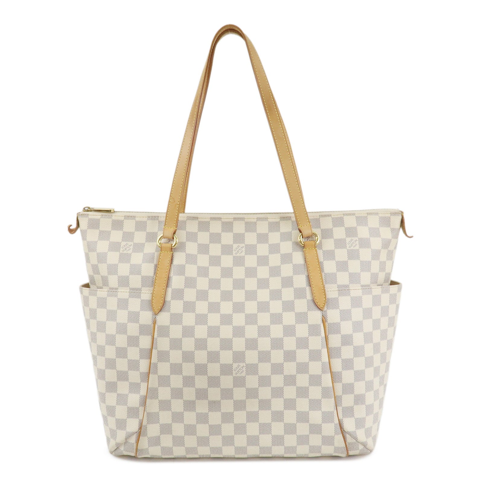 Louis Vuitton Damier Azur Totally GM Tote Bag Shoulder Bag N51263 Used