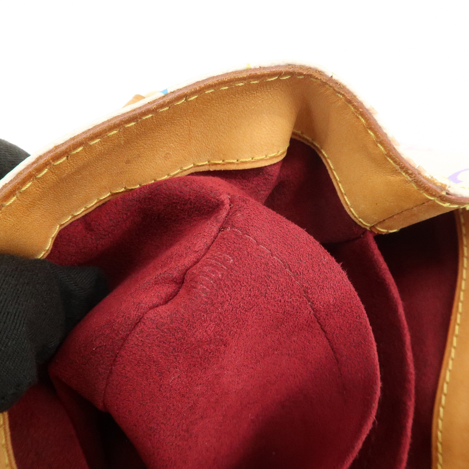 Louis Vuitton Monogram Multicolor Audra Hand Bag Blanc M40047