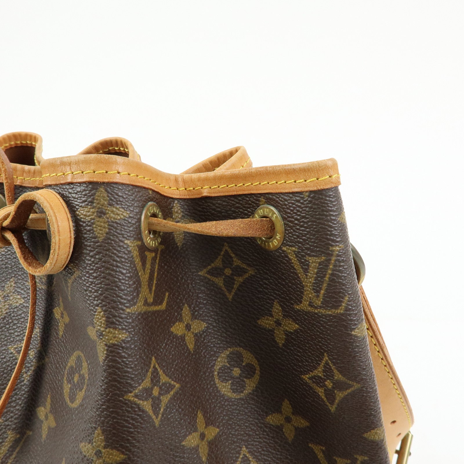 Louis Vuitton Monogram Petit Noe Shoulder Bag Brown M42226