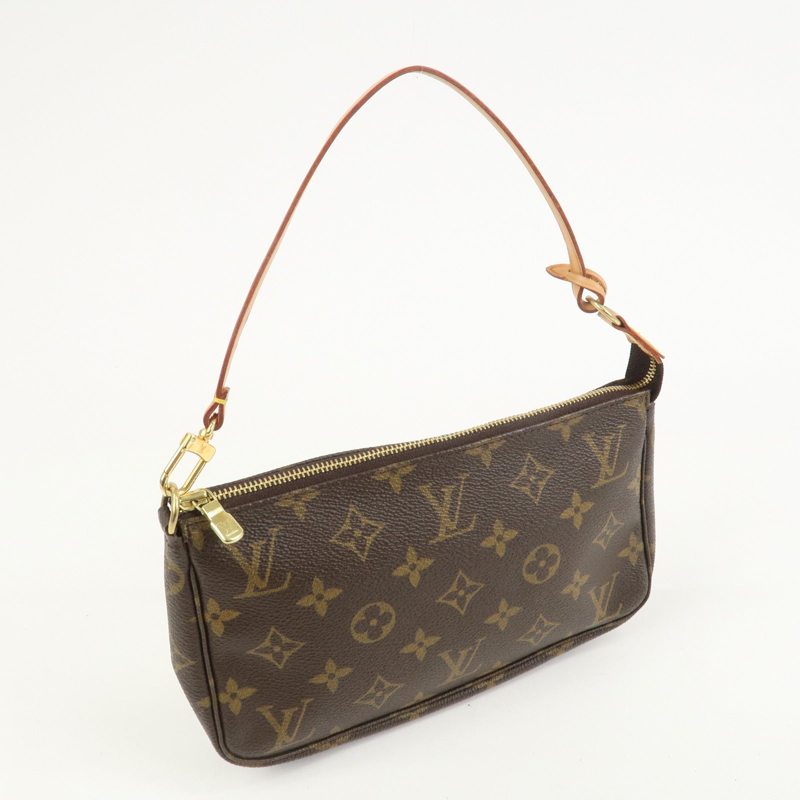 Louis Vuitton Monogram Pochette Accessoires Pouch Hand Bag M51980