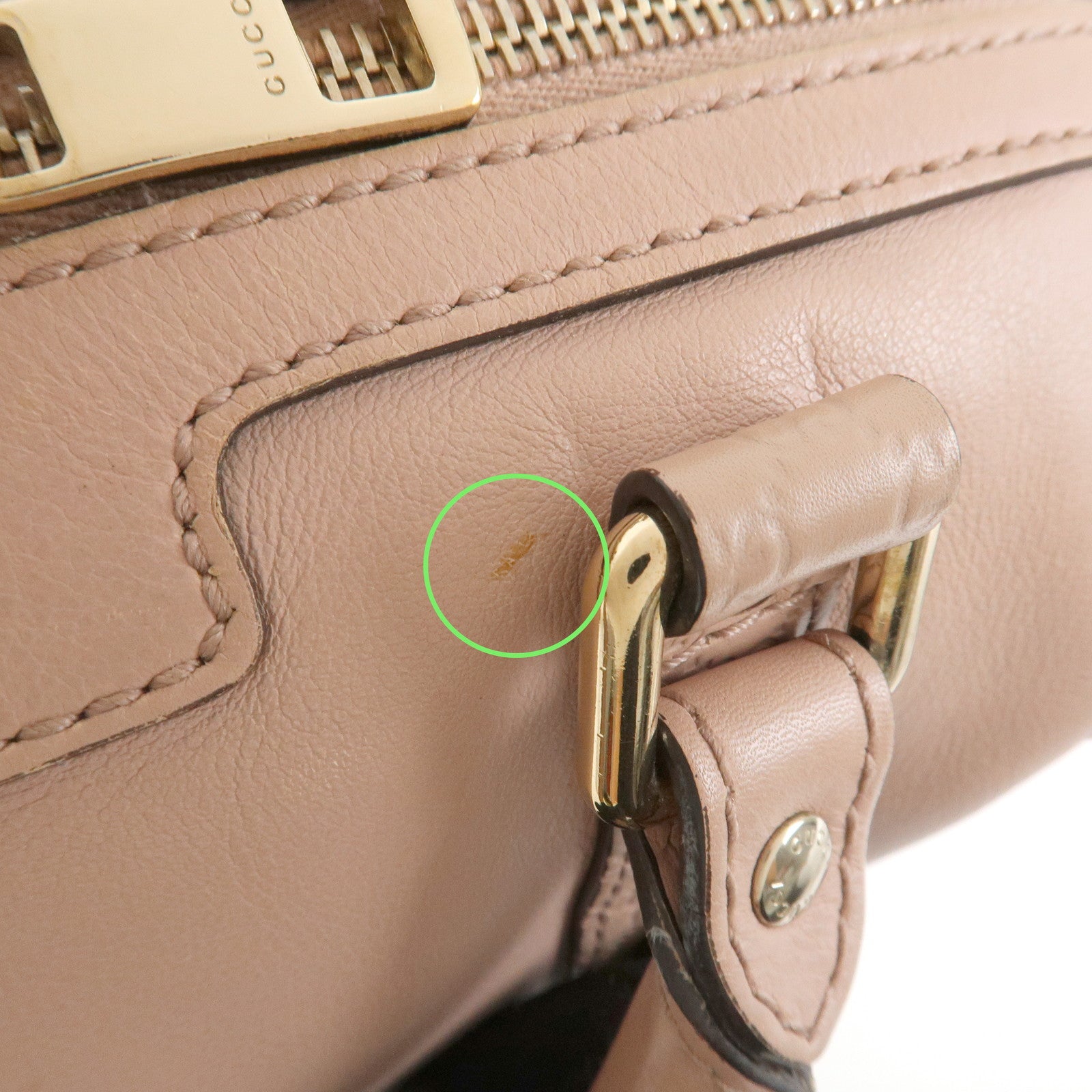 GUCCI Micro Guccissima 2Way Bag Boston Bag Pink 269876