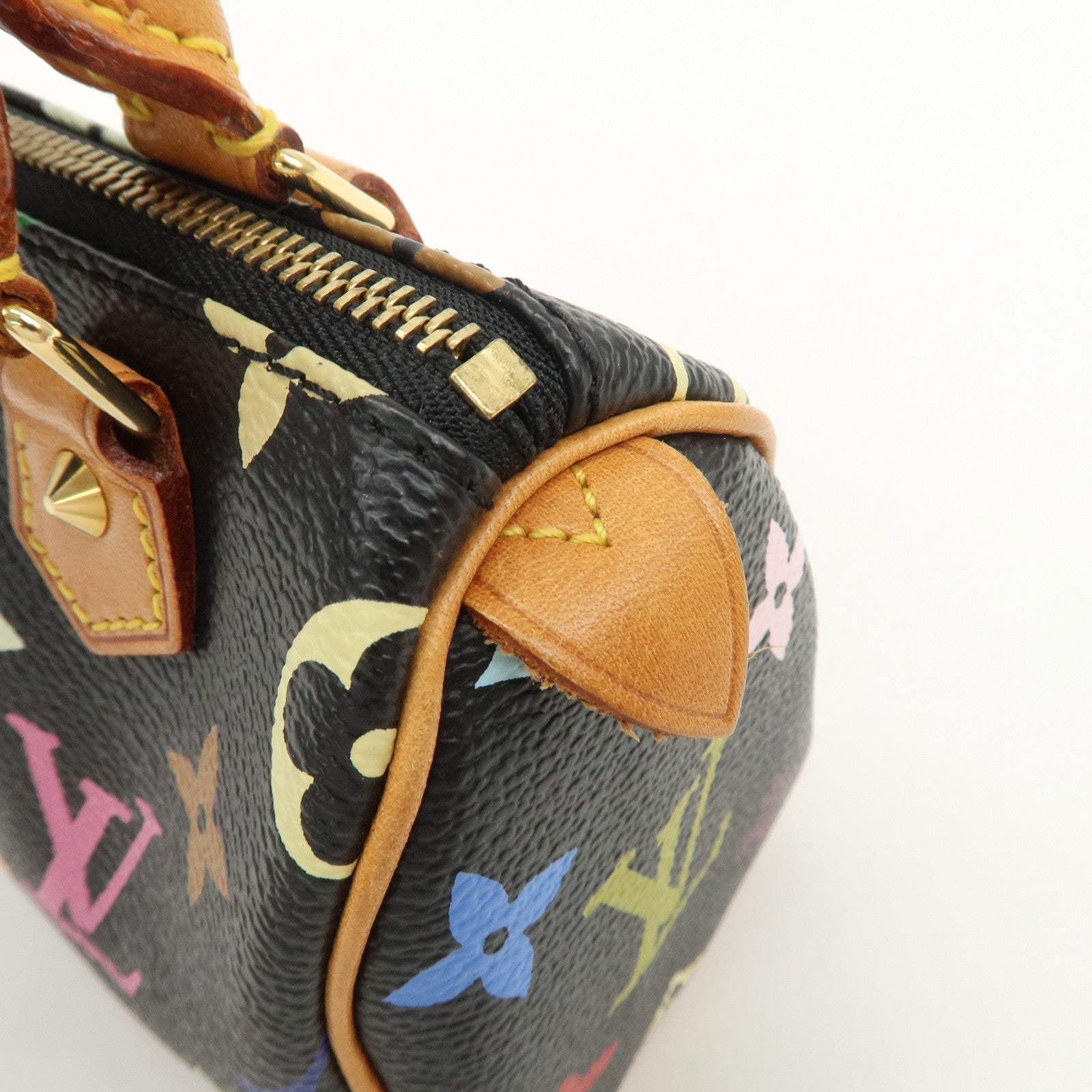 Louis Vuitton Monogram Multicolor Mini Speedy Mini Bag Noir M92644