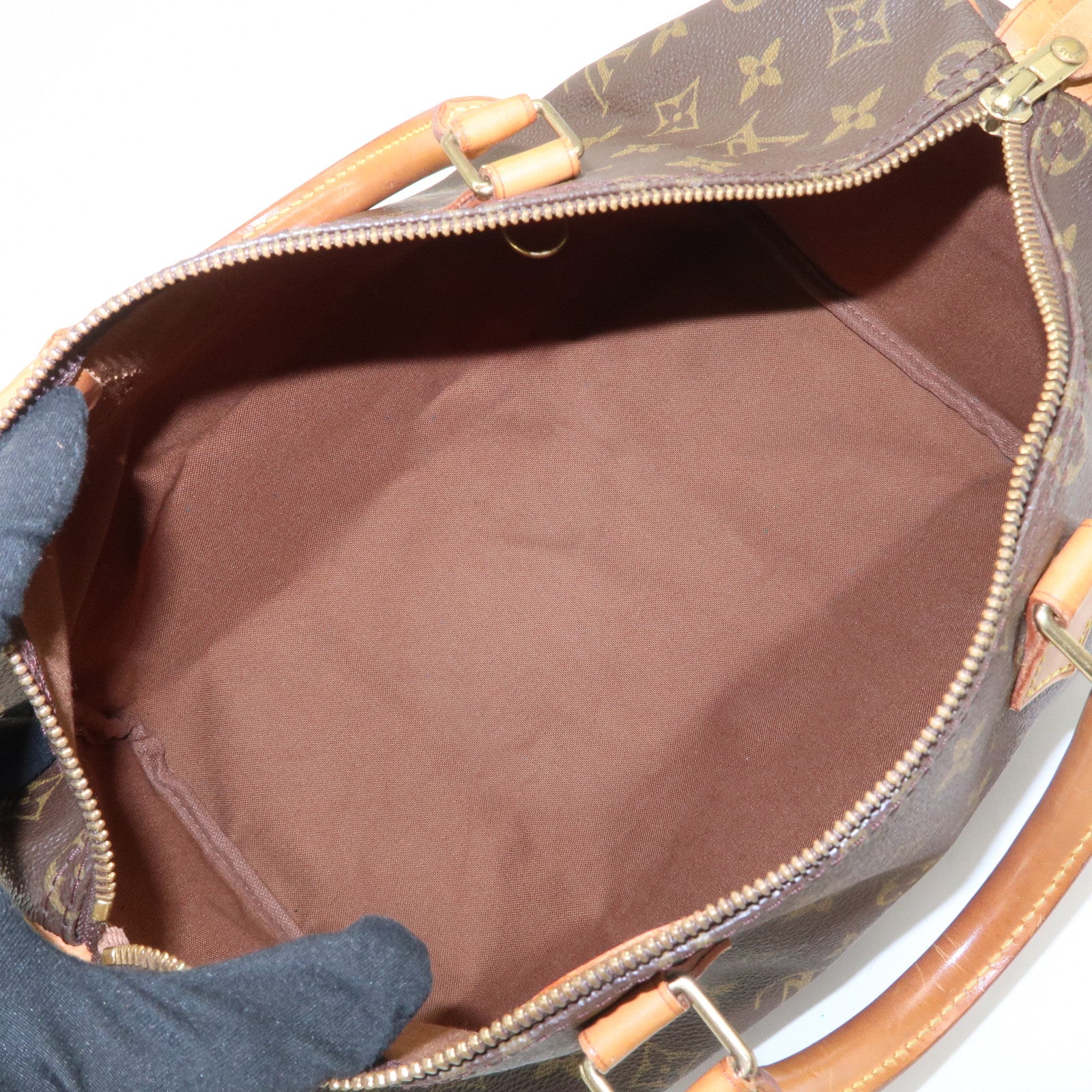 Louis Vuitton Monogram Canvas Speedy 35 Boston Bag Hand Bag M41524