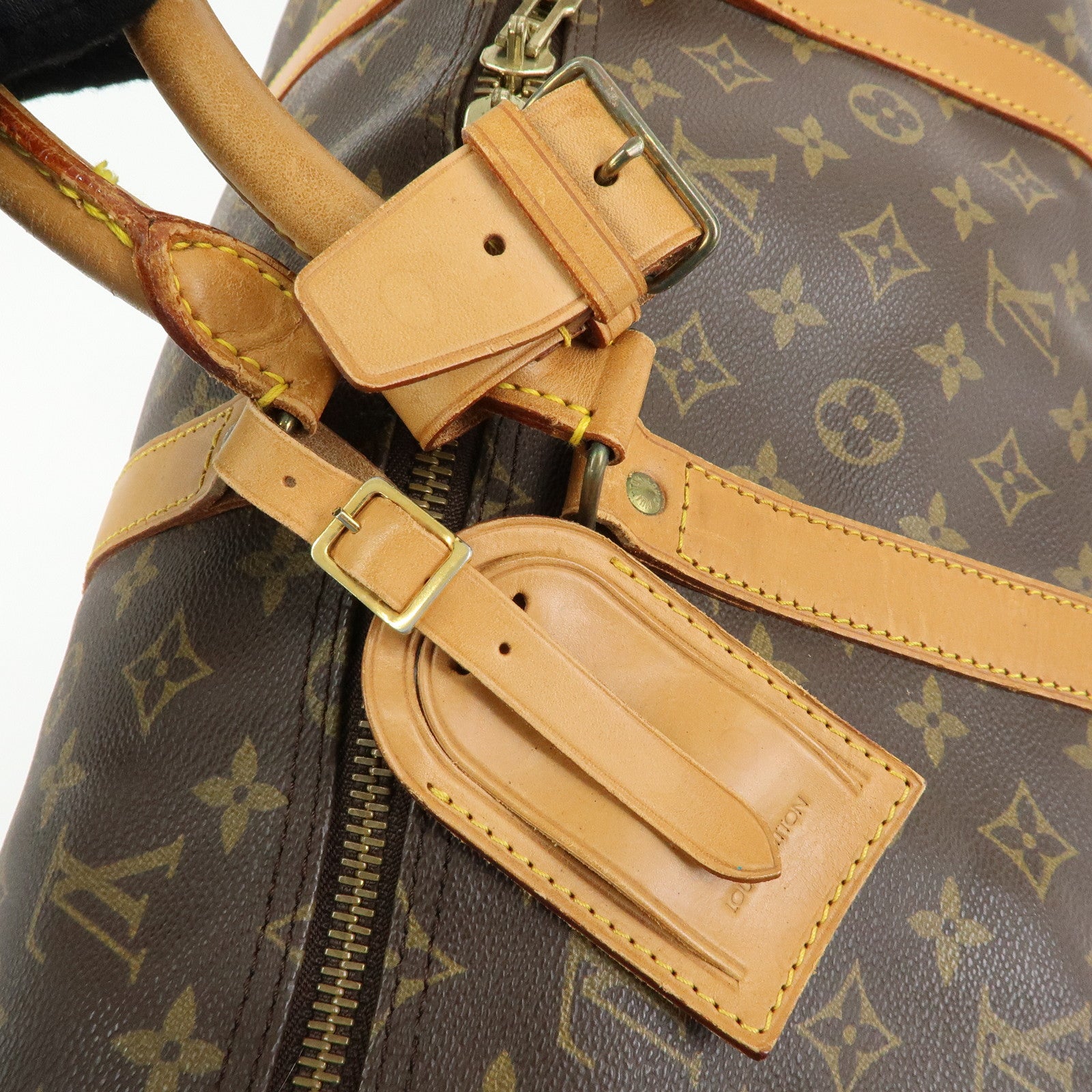 Louis Vuitton Monogram Keep All Bandouliere 60 Boston Bag M41412