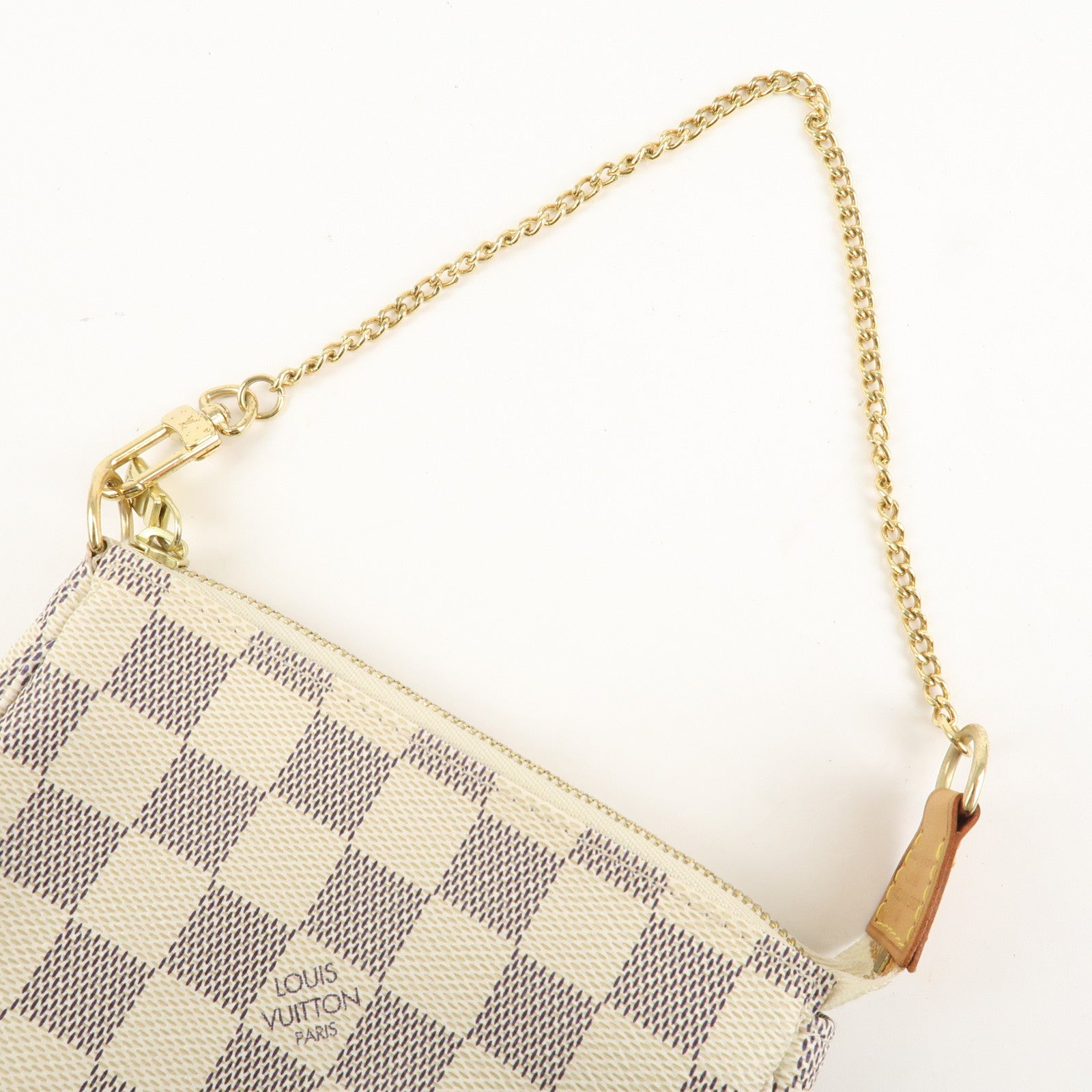 Louis Vuitton Damier Azur Mini Pochette Accessoires Pouch N58010 Used