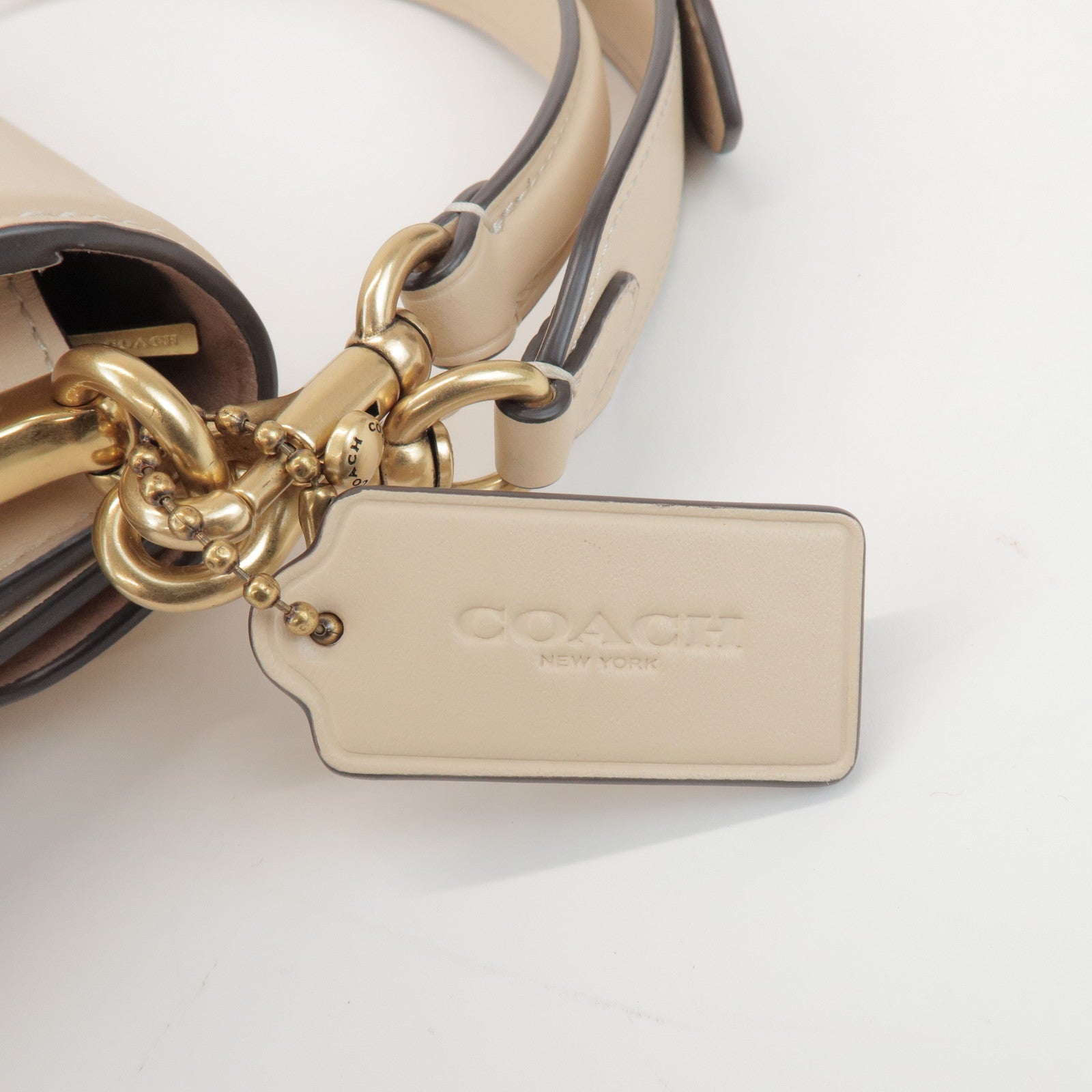 COACH Tabby 26 Leather 2Way Shoulder Hand Bag Japan Exclusive Ivory