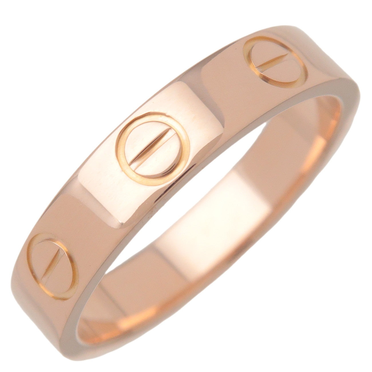 Cartier Mini Love Ring K18 750PG Rose Gold #47 US4.5 EU47 HK8.5-9