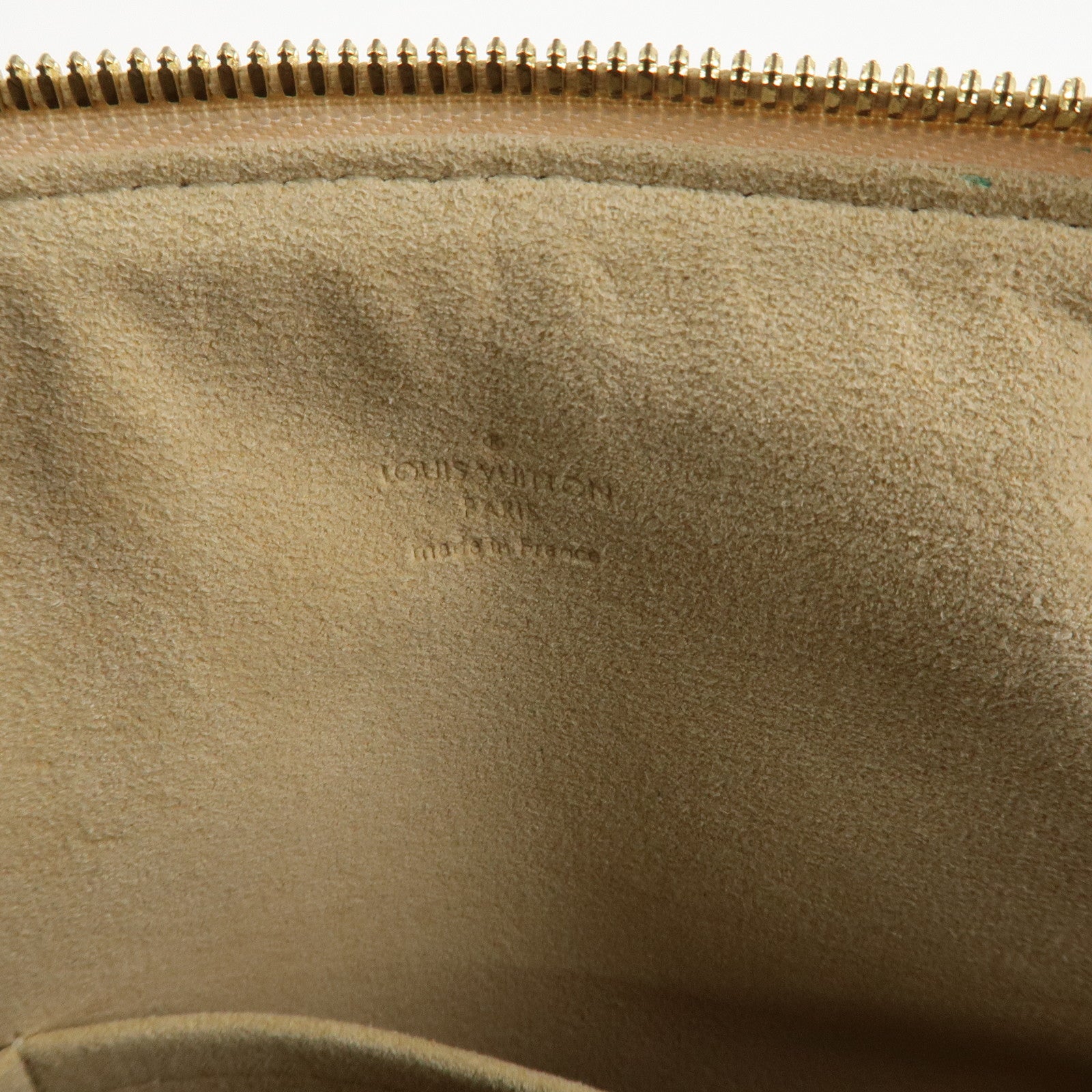 Louis Vuitton Damier Azur Leather Canvas Berkeley Hand Bag N52001 Used