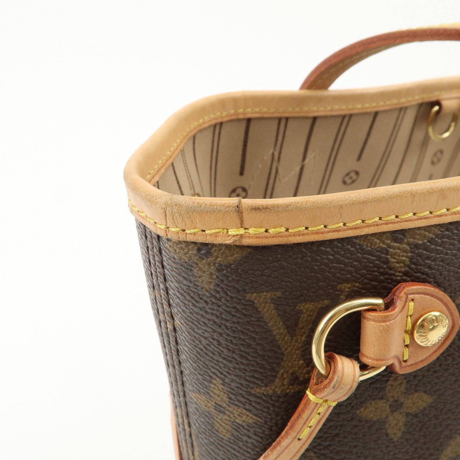 Louis Vuitton Monogram Neverfull PM Tote Bag Brown M40155