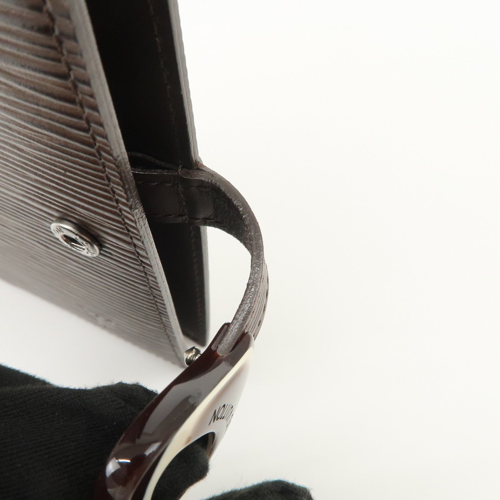 Louis Vuitton Epi Agenda PM Planner Cover Mocha R2009B