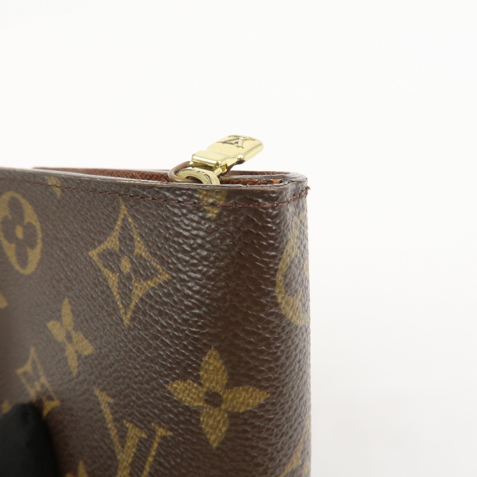 Louis Vuitton Monogram Compact Zippy Small Wallet Brown M61667