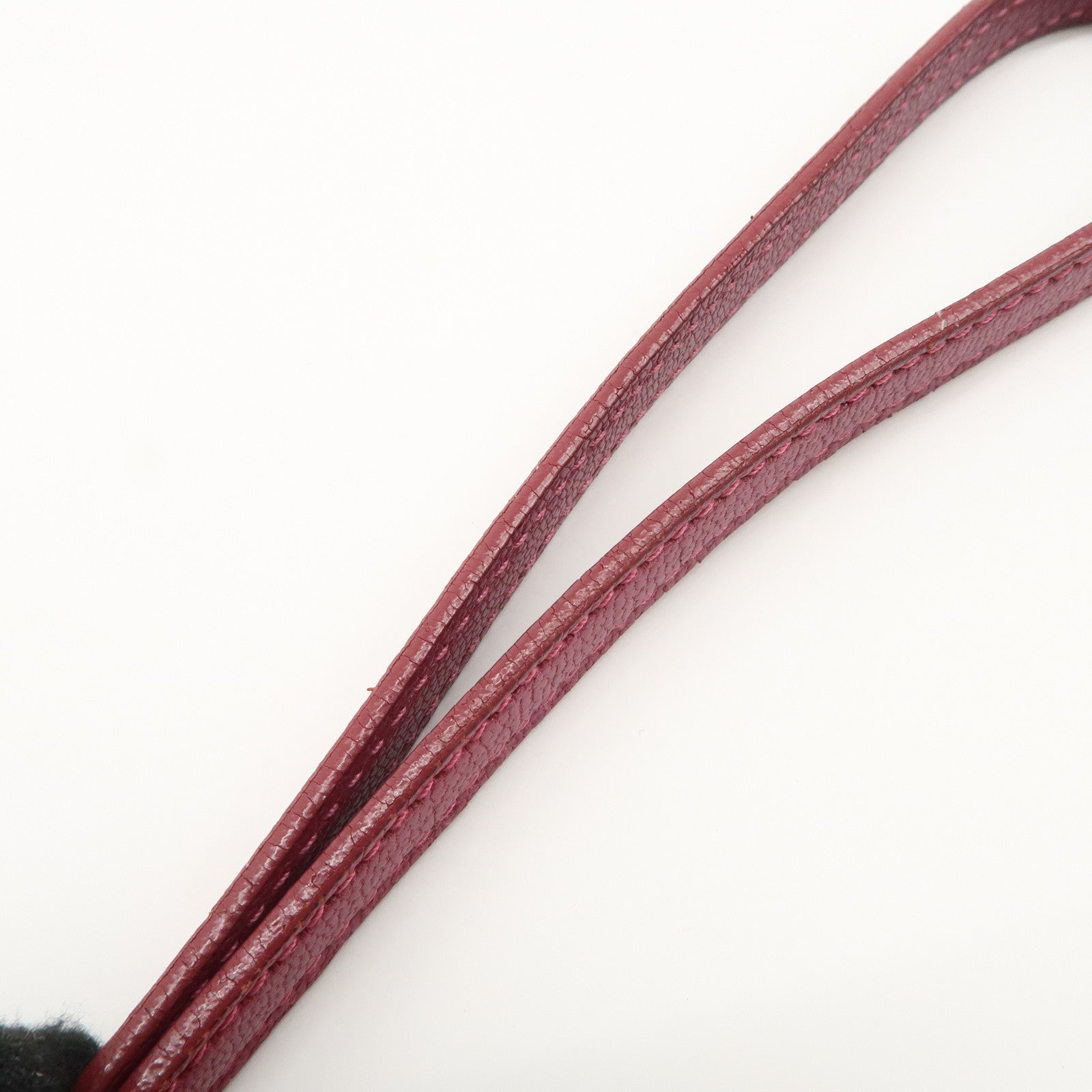 MIU MIU MADRAS BICOLORE Leather Shoulder Bag Crossbody Bag Pink Used