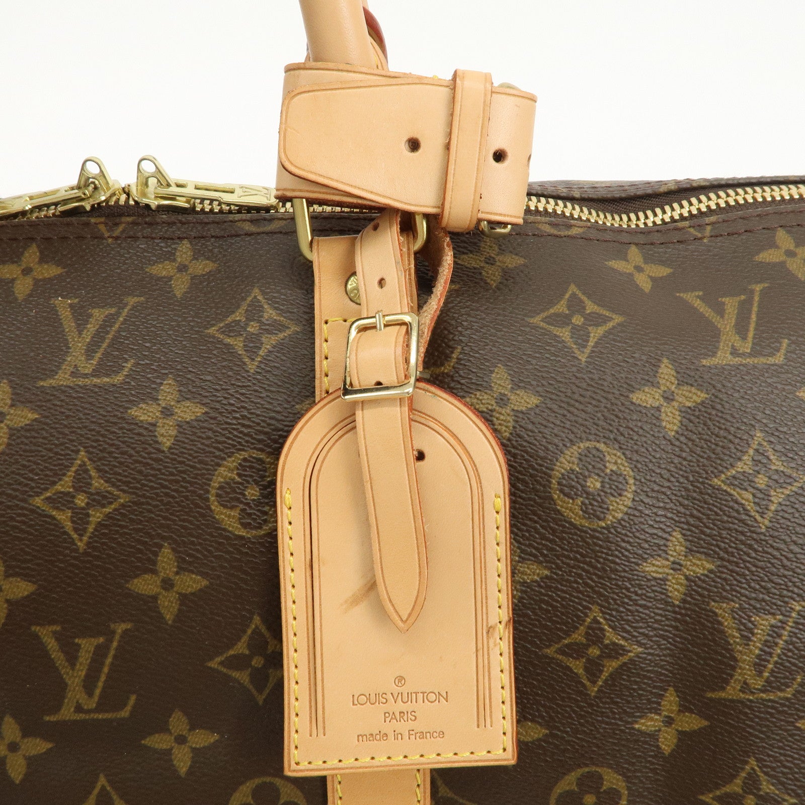 Louis Vuitton Monogram Keep All Bandouliere 55 Boston Bag M41414