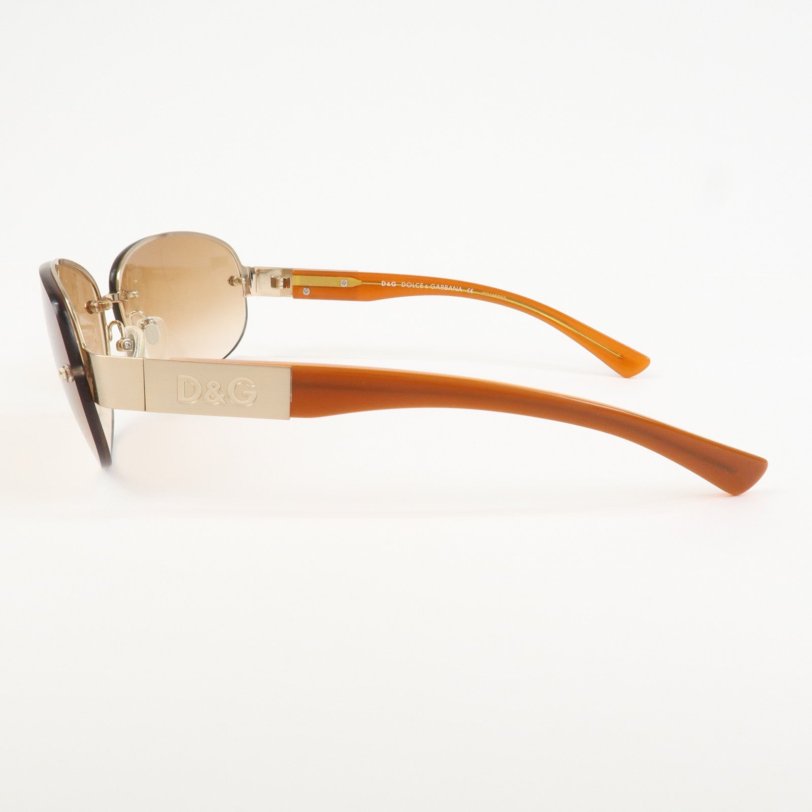 Dolce&Gabbana Plastic Metal Sunglasses DD6038 64□13 127 Brown