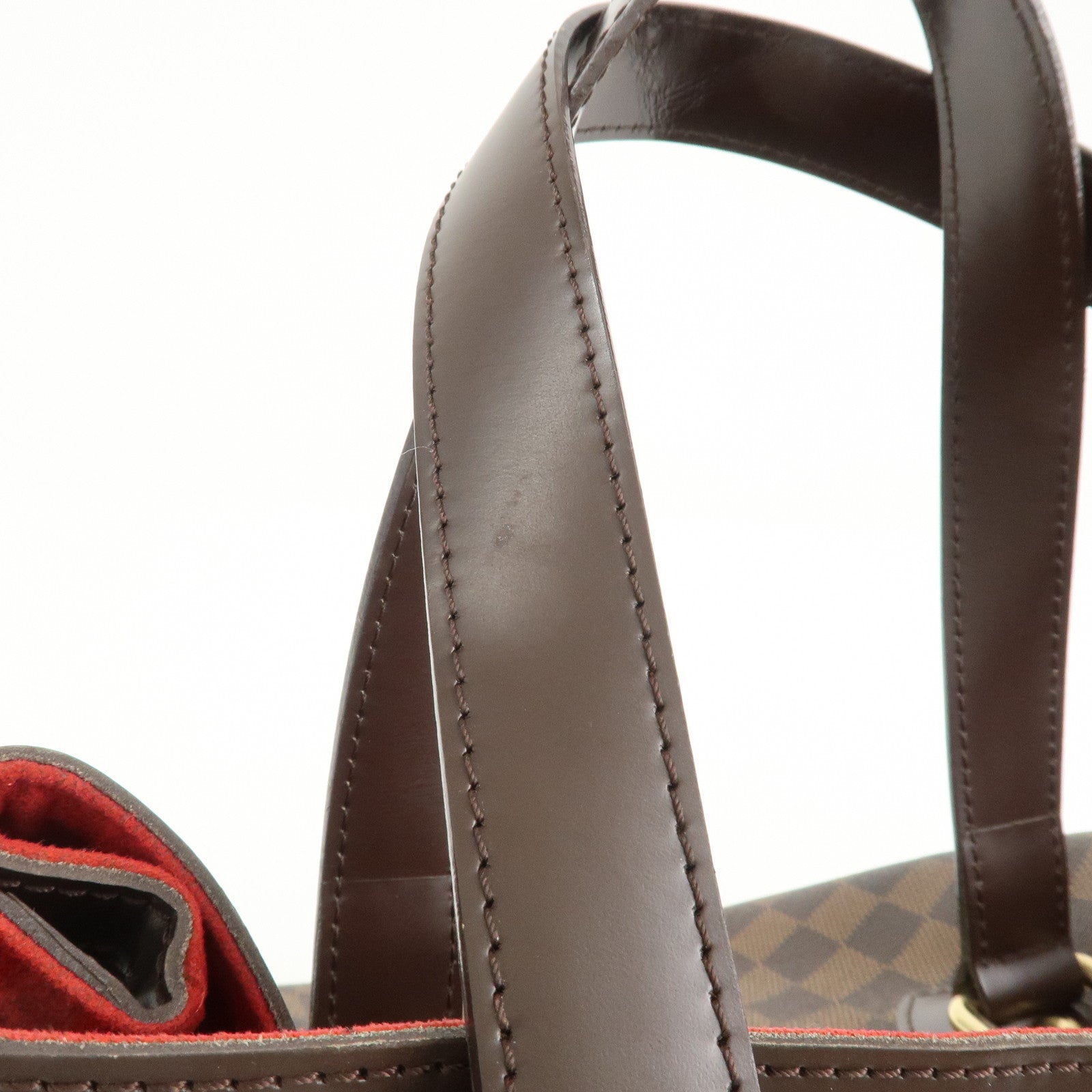 Louis Vuitton Damier Ebene Hampstead PM Hand Bag Tote Bag N51205