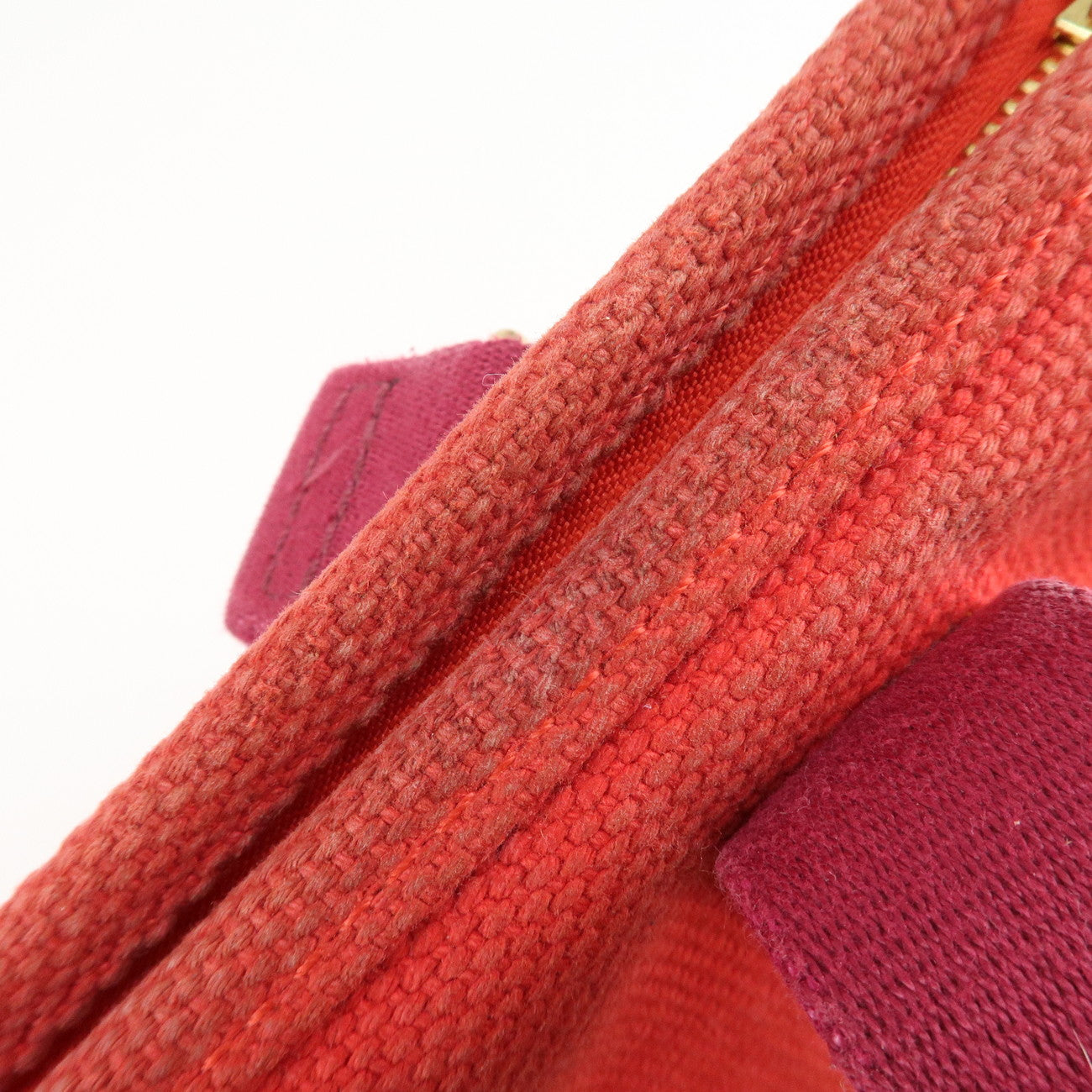 Louis Vuitton Antigua Cabas MM Tote Bag Hand Bag Rouge M40034 Used