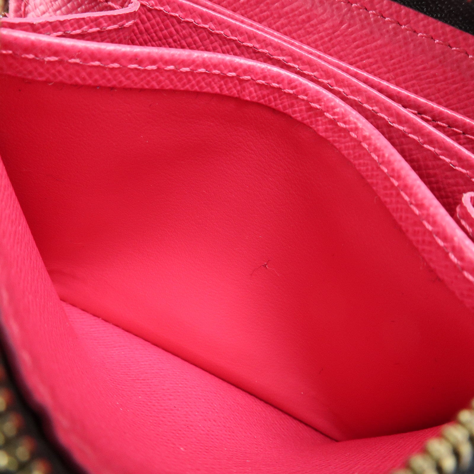 Louis Vuitton Monogram Multicolor Zippy Coin Wallet Noir M93740 Used