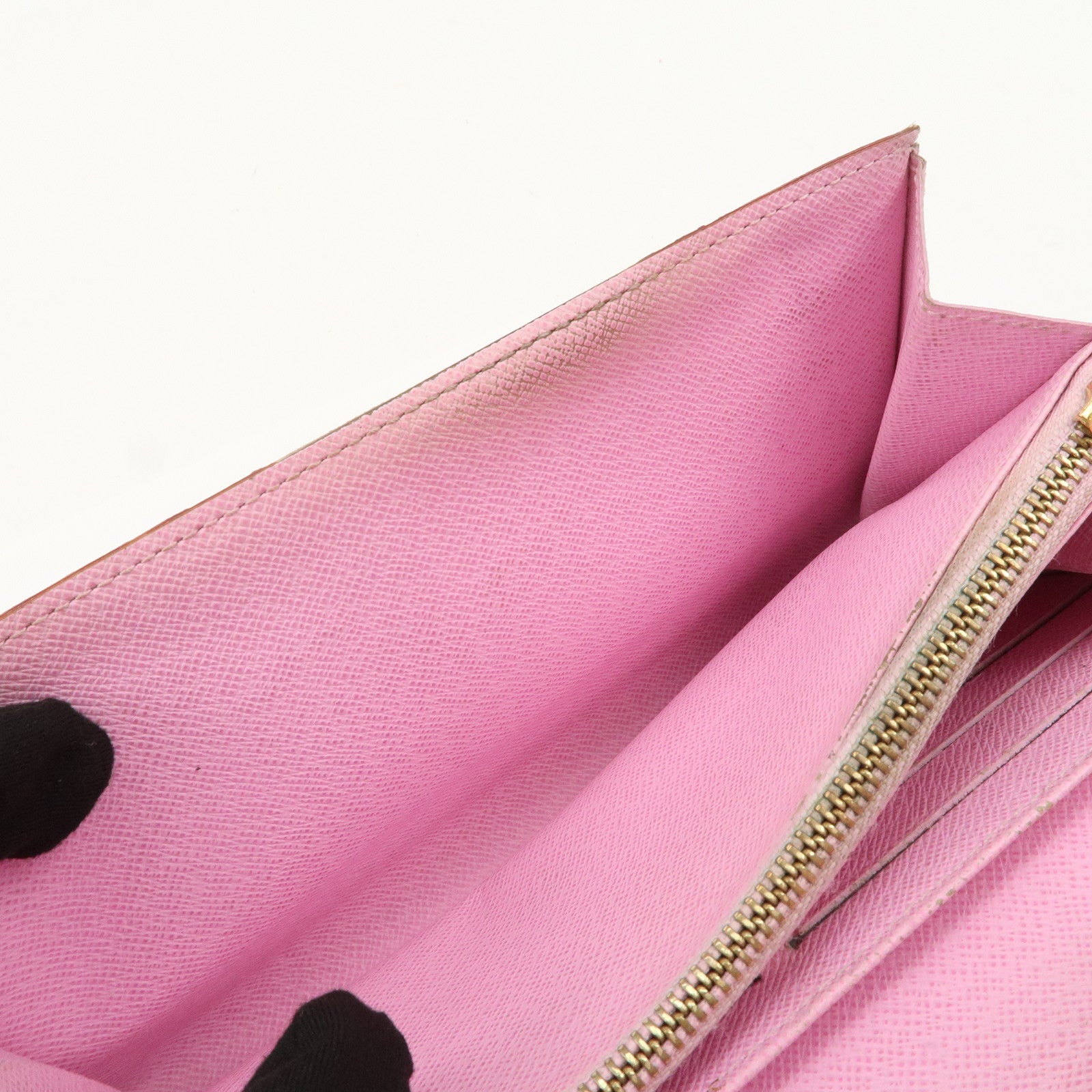 Louis Vuitton Monogram Set of 2 Long Wallet M61725 M93744 Used