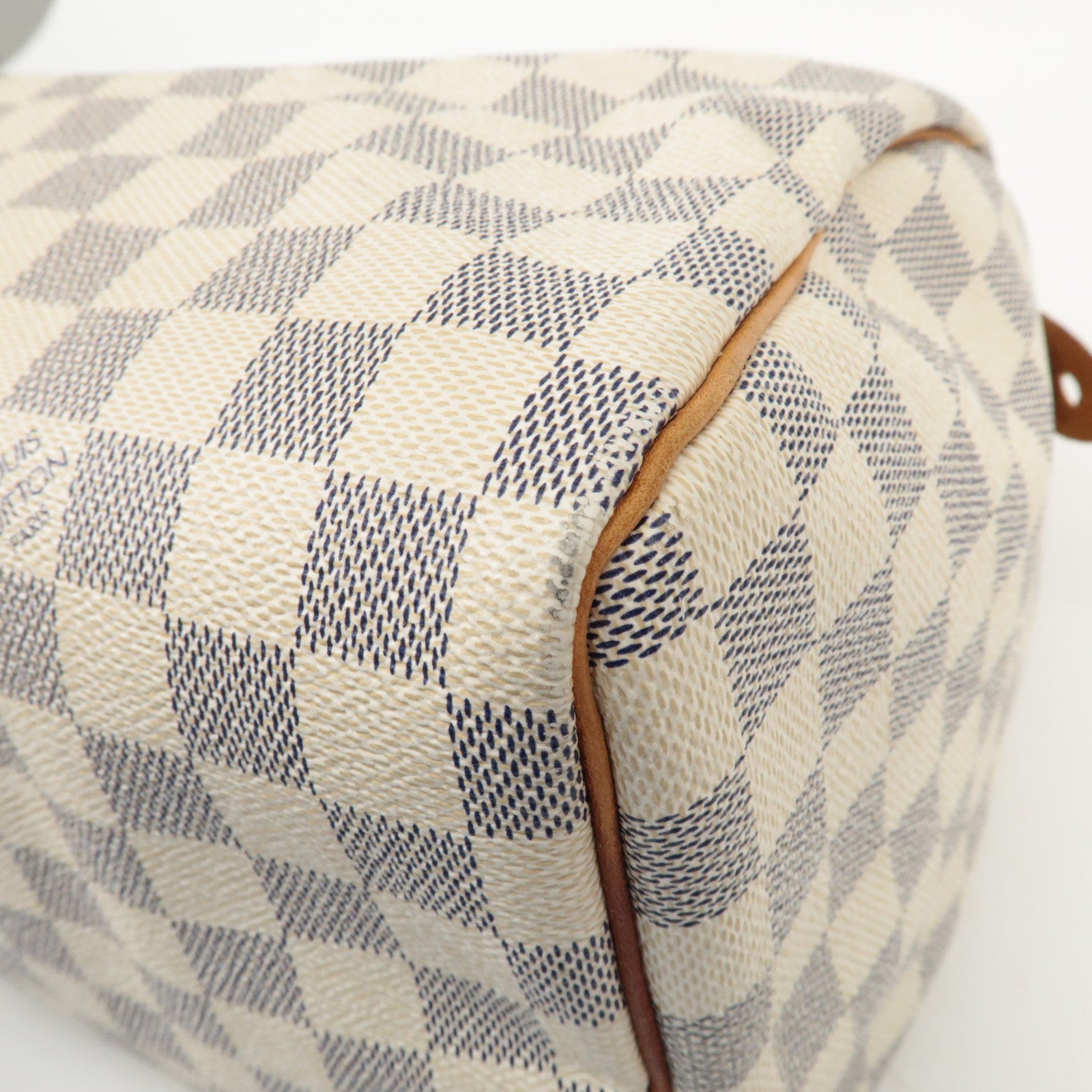 Louis Vuitton Damier Azur Speedy 30 Boston Bag Hand Bag N41533 Used