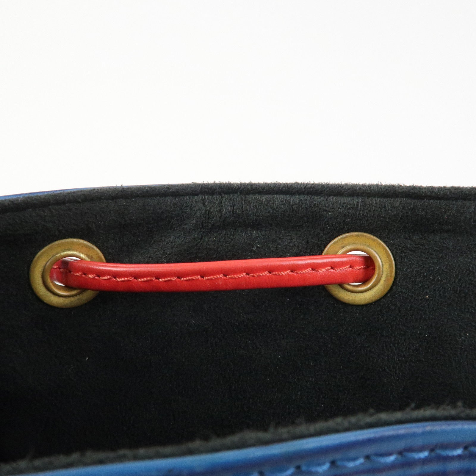 Louis Vuitton Epi Noe Tricolor Shoulder Bag Blue Green Red M44082