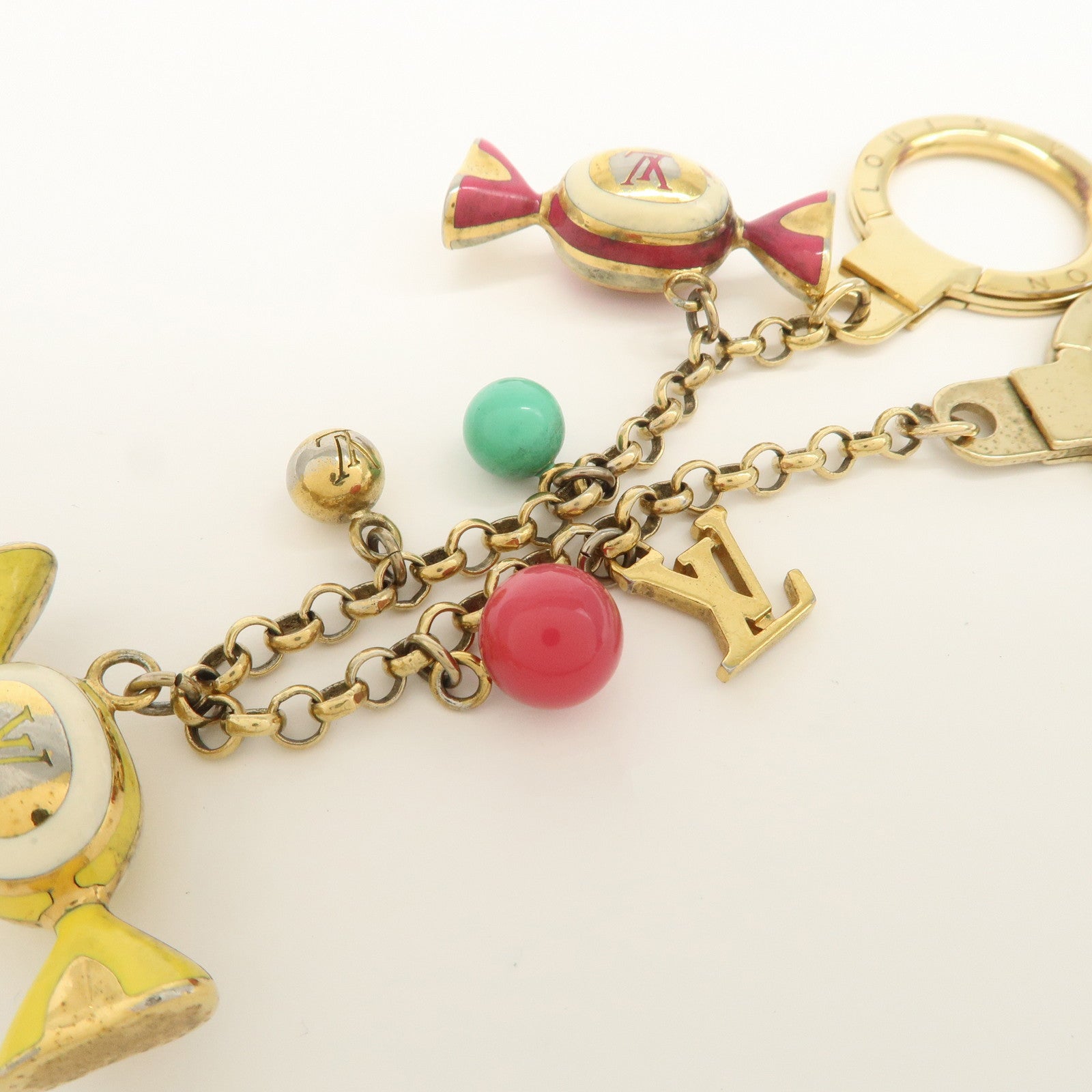 Louis Vuitton Porte Cles Chaine Delice Key Charm Multicolor M66002