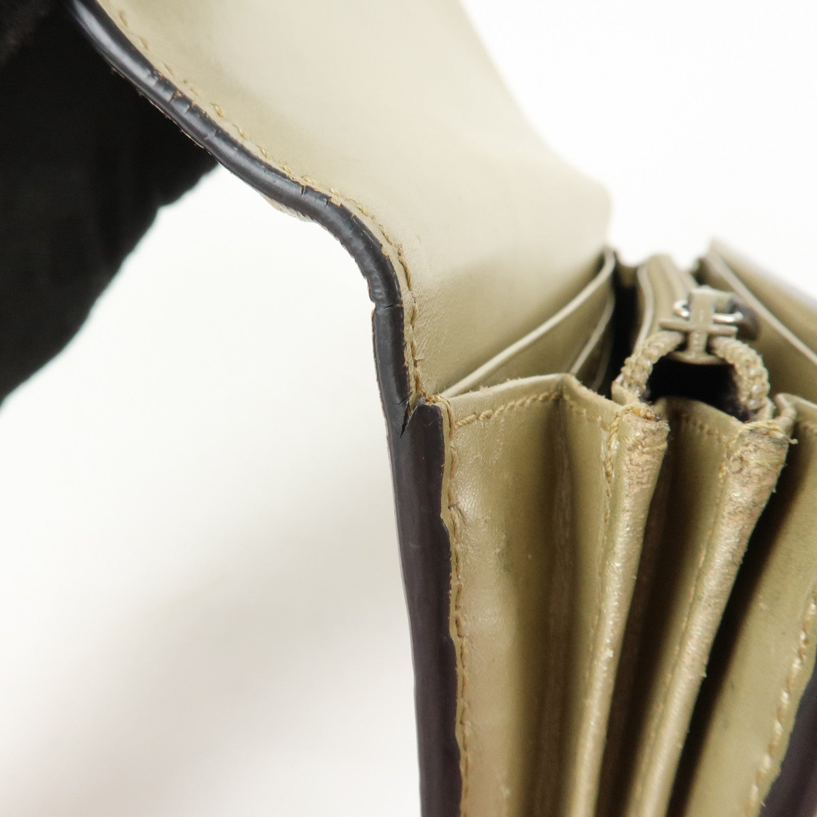 GUCCI Guccissima Interlocking G Flap Long Wallet Gold 388679