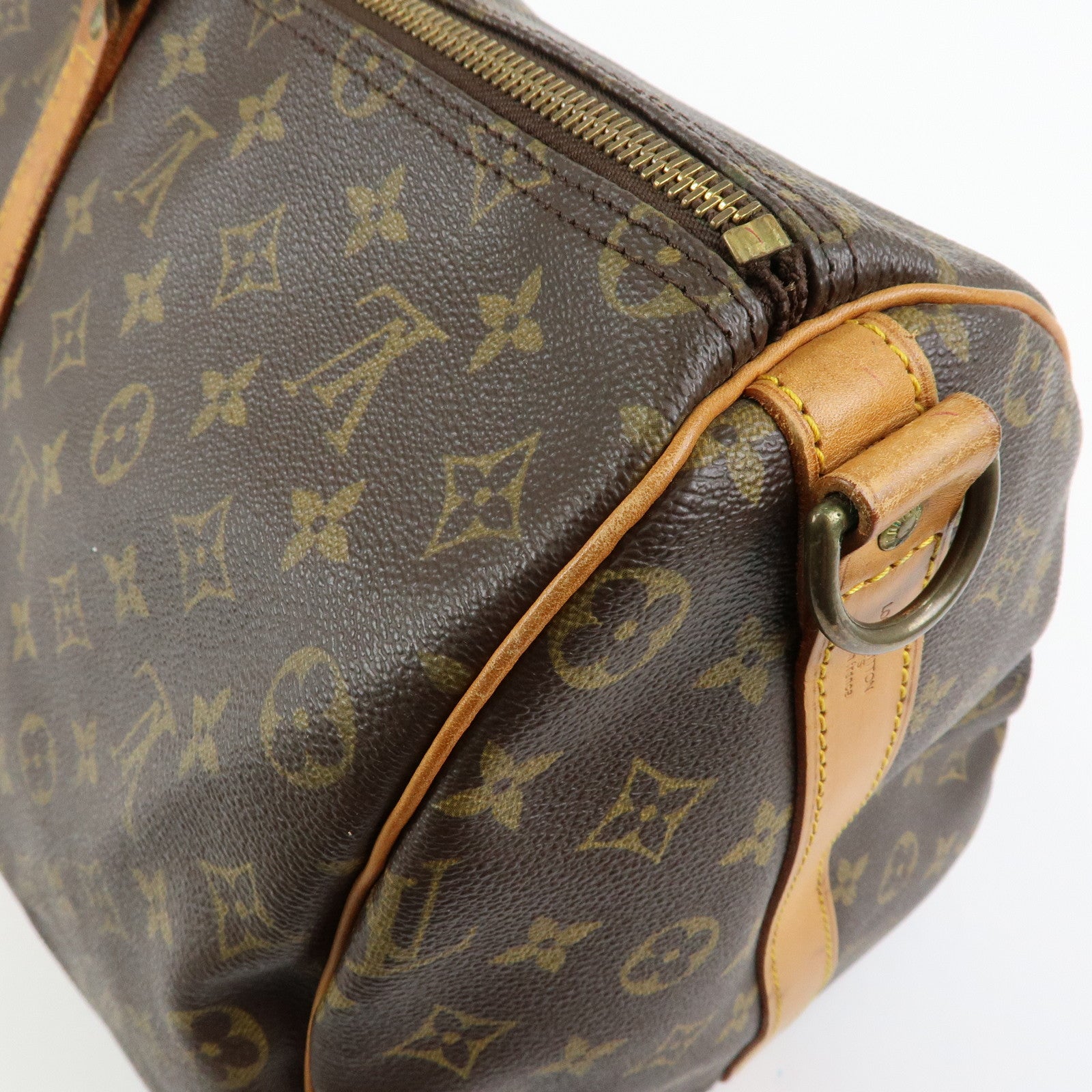 Louis Vuitton Monogram Keep All Bandouliere 50 Boston Bag M41416