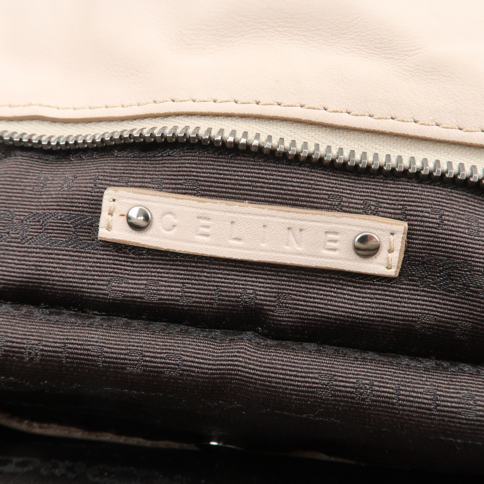 CELINE Leather Bitter Sweet Hand Bag Shoulder Bag Pink