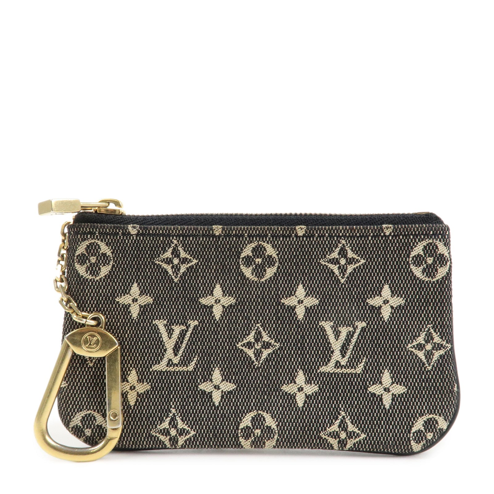 Louis Vuitton Monogram Idylle Canvas Pochette Cle Coin Case M62995 Used
