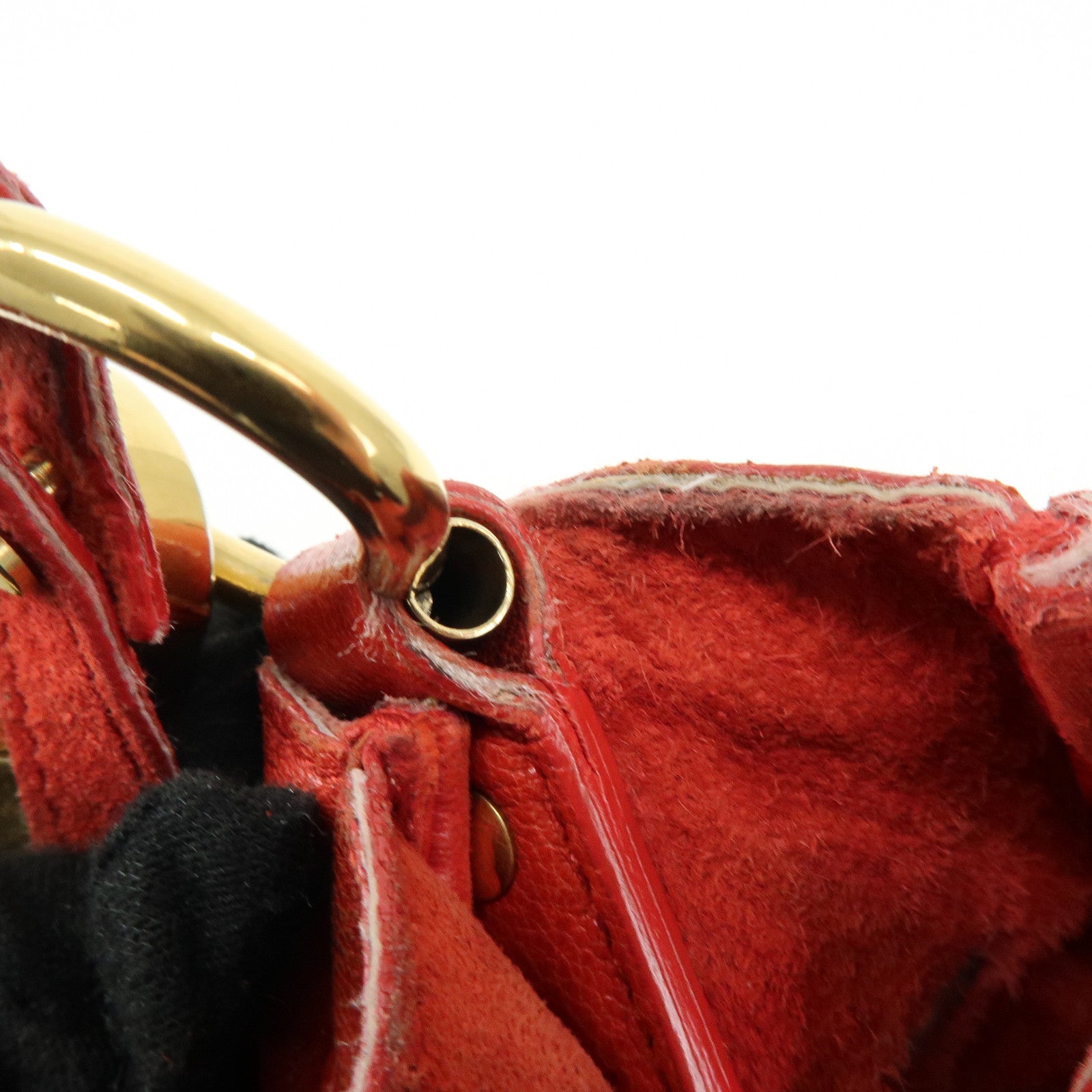 Saint Laurent Paris Roadie Leather Shoulder Bag Red 228840