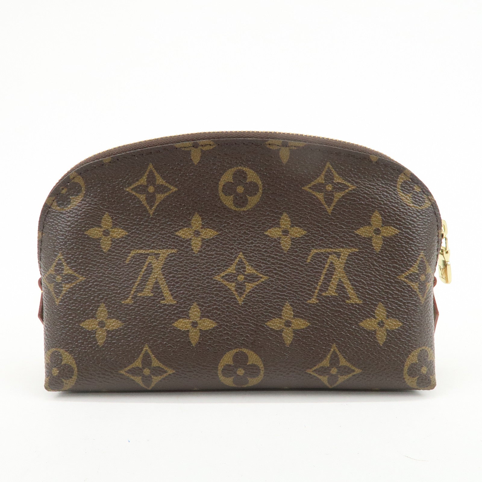 Louis Vuitton Monogram Pochette Cosmetic Pouch Brown M47515