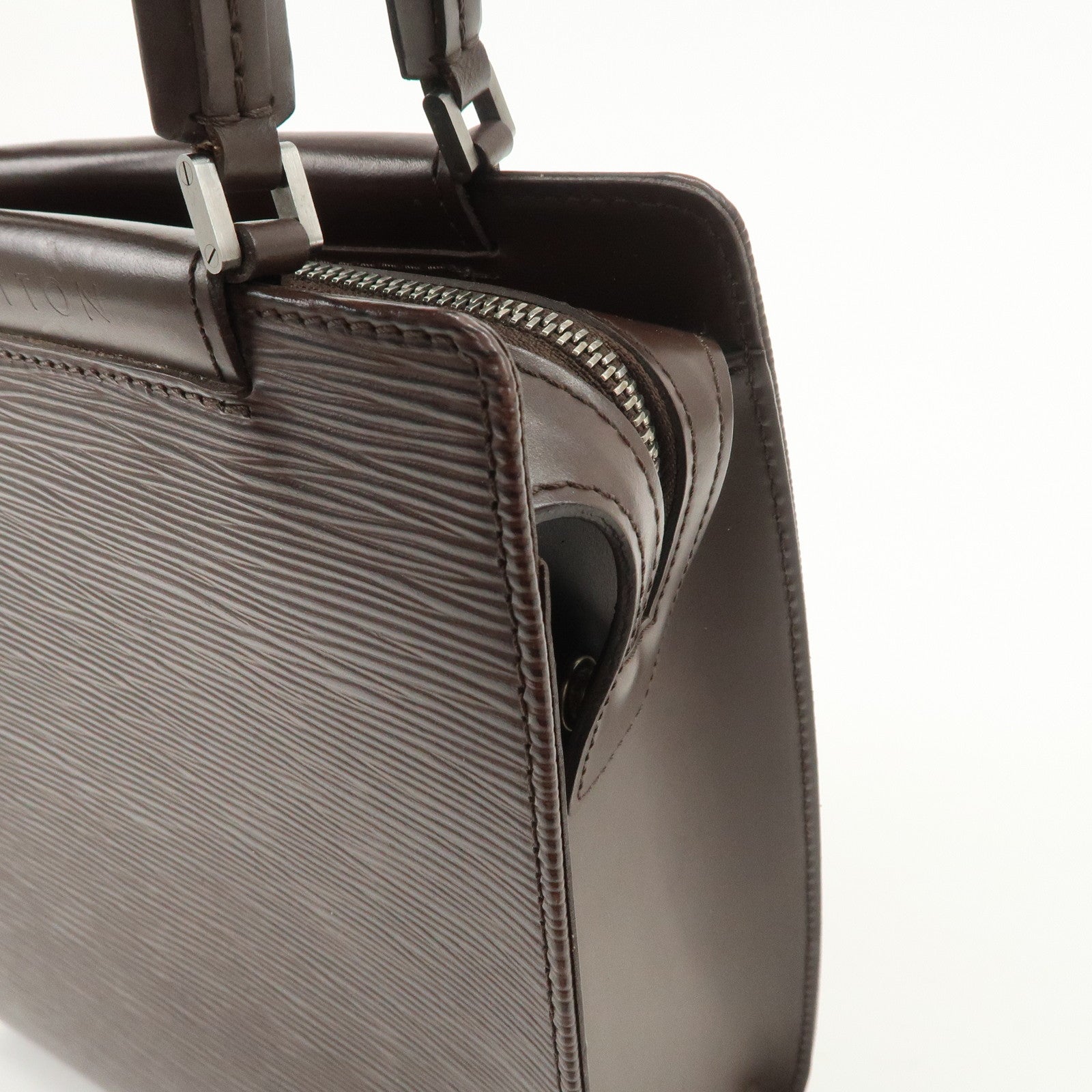 Louis Vuitton Epi Leather Figari PM Hand Bag Mocha M5201D