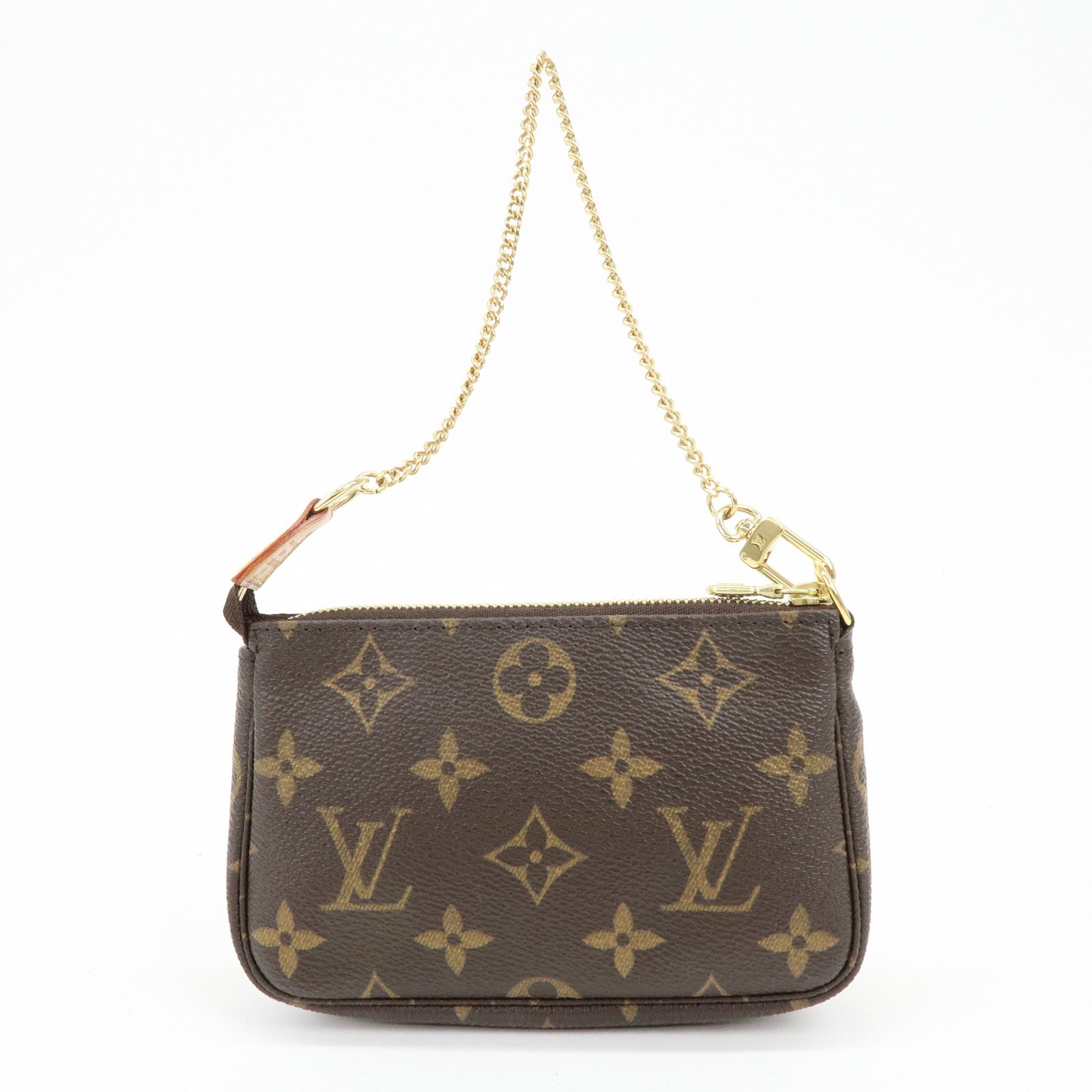 Louis Vuitton Monogram Mini Pochette Accessoires Hand Bag M58009