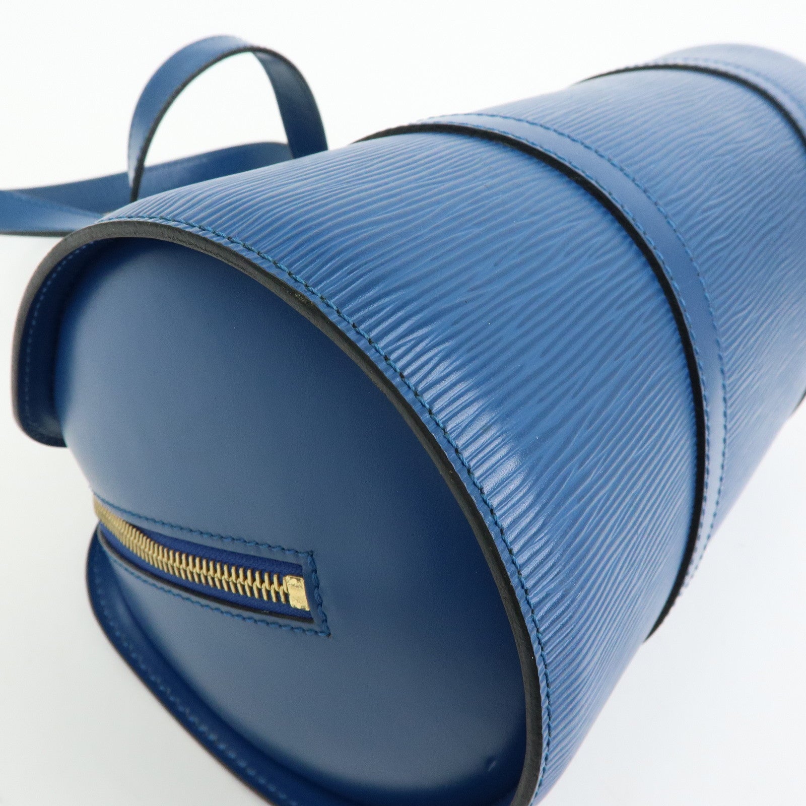 Louis Vuitton Epi Soufflot Shoulder Bag Hand Bag Toledo Blue M52225