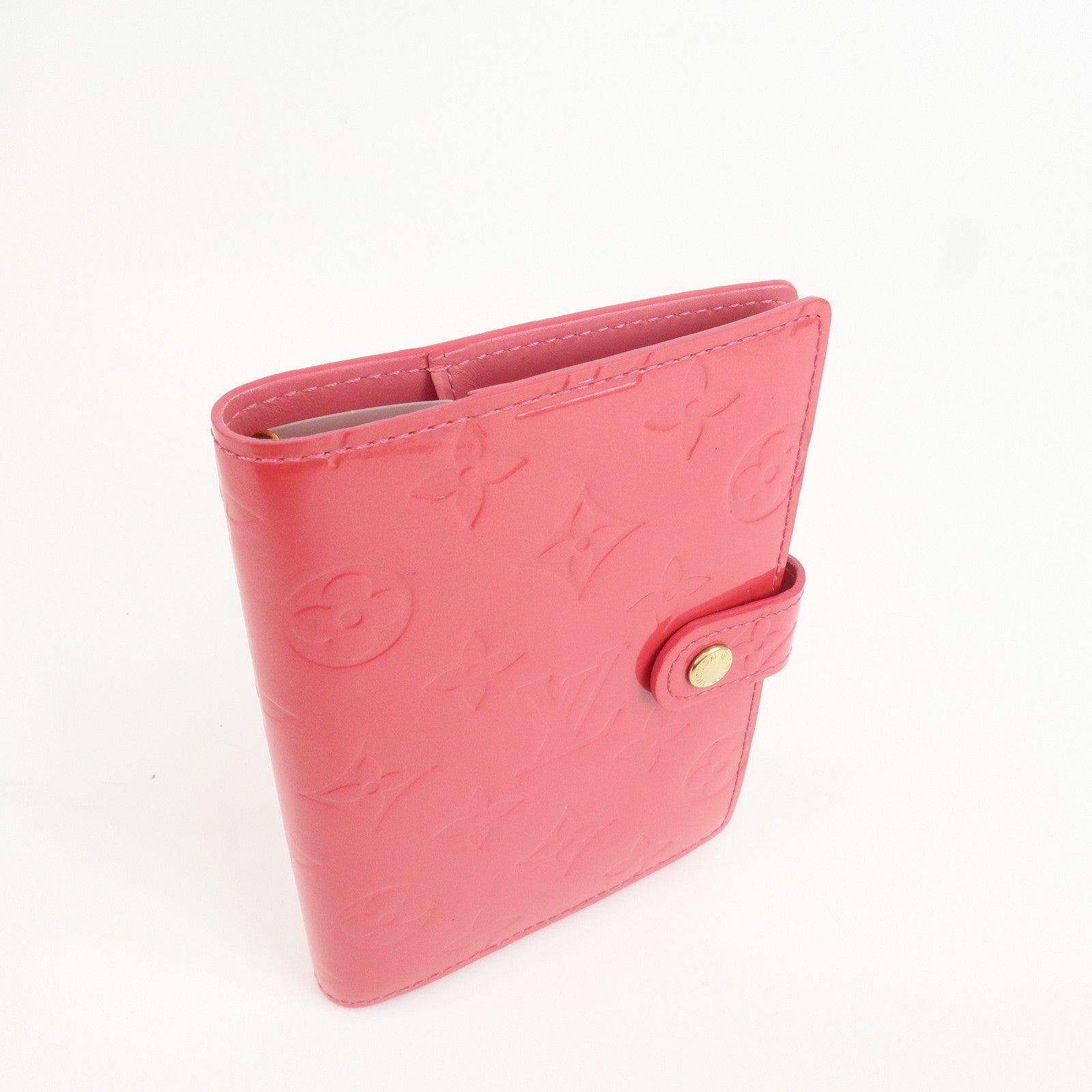 Louis Vuitton Monogram Vernis Agenda PM Planner Cover R2101F