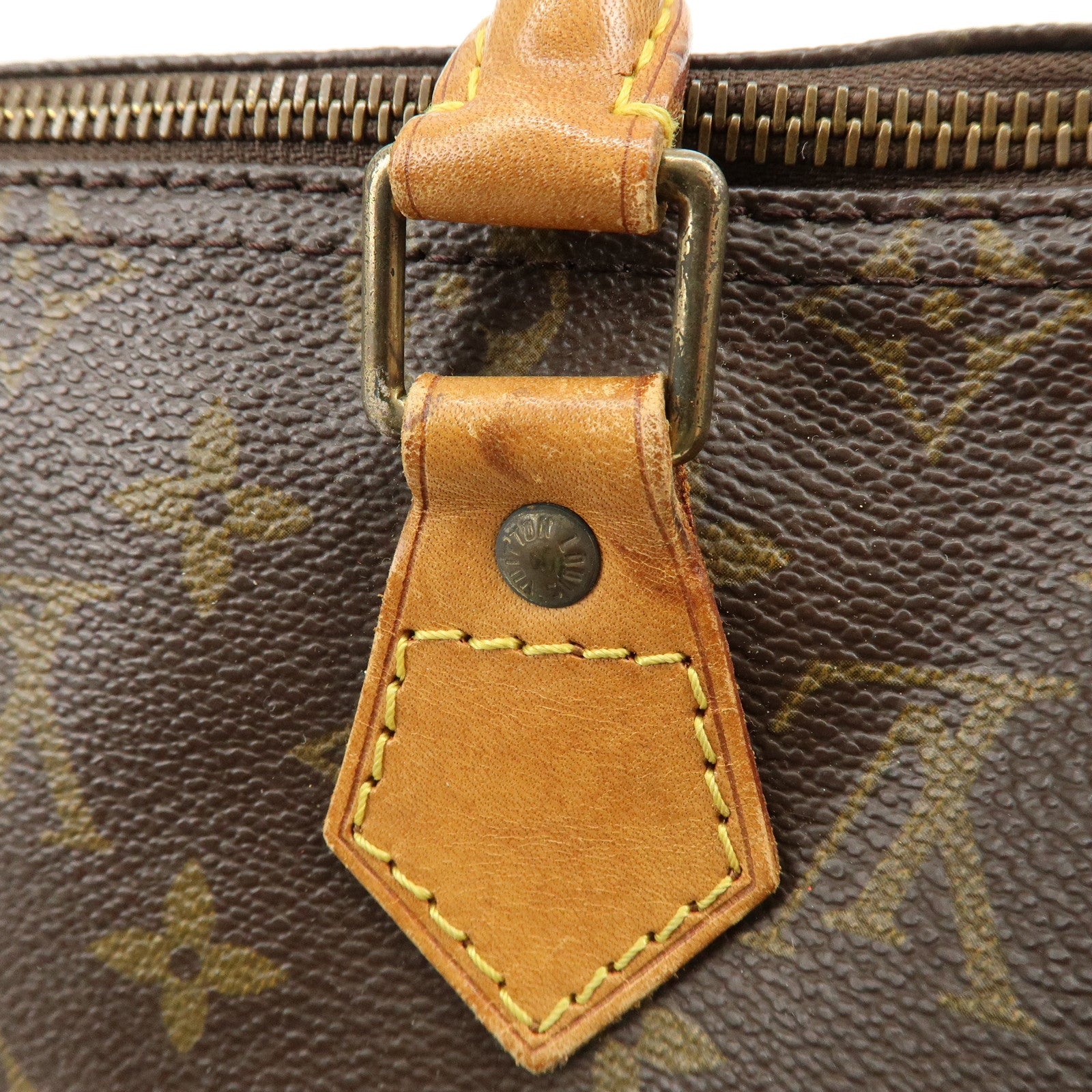 Louis Vuitton Monogram Speedy 25 Boston Bag Hand Bag Brown M41528