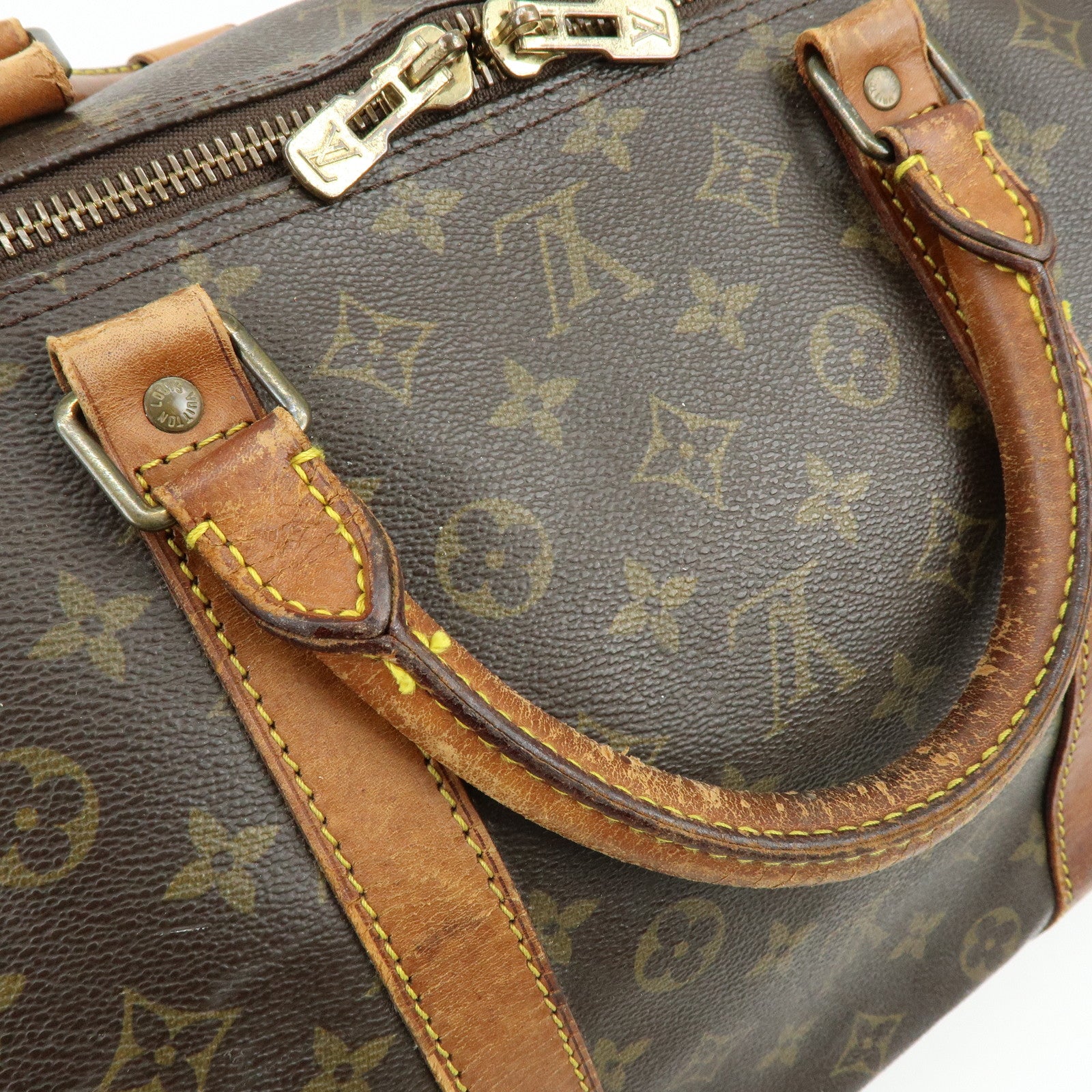 Louis Vuitton Monogram Keep All Bandouliere 60 Boston Bag M41412