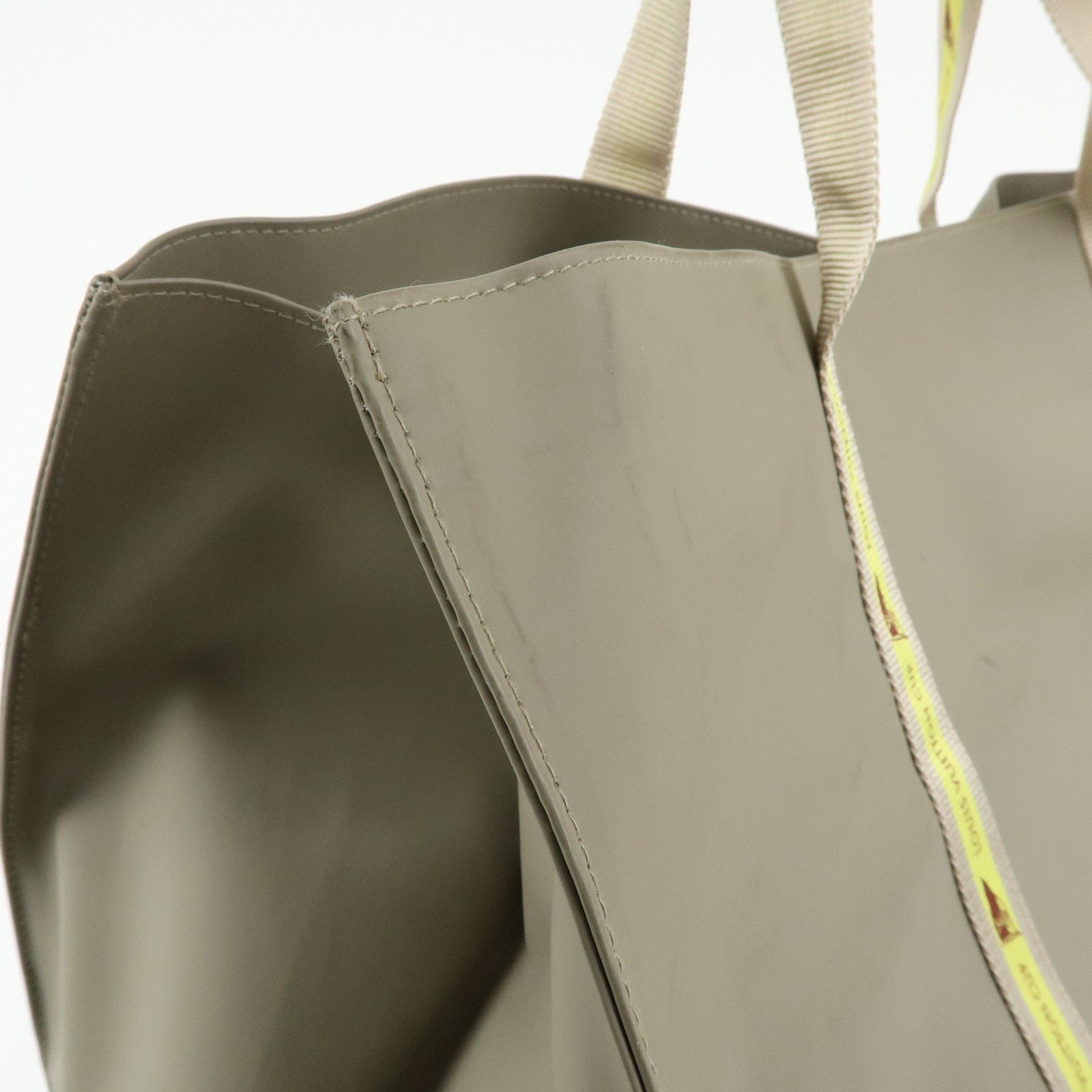 Louis Vuitton LV Cup 2003 Limited Nylon Canvas Tote Bag Gray D60181