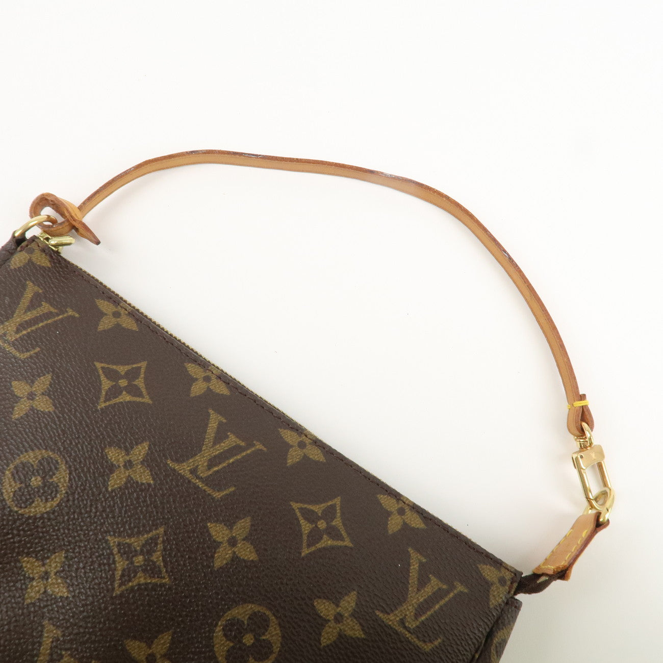 Louis Vuitton Monogram Pochette Accessoires Hand Bag Brown M51980 Used