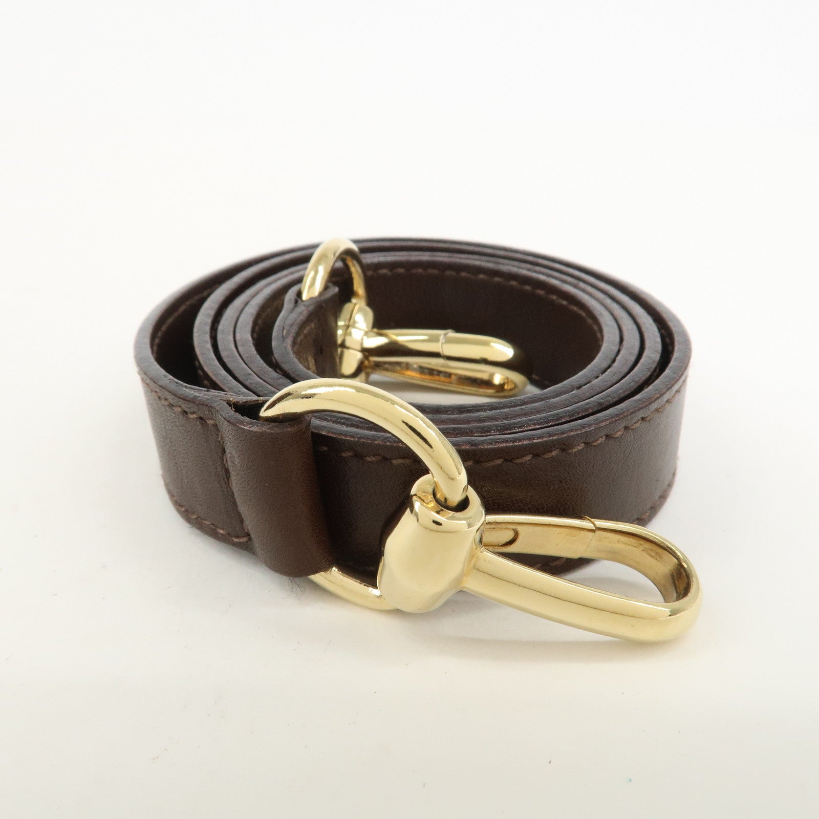 GUCCI Bamboo 2Way Bag Hand Bag Shoulder Bag Brown 000・122