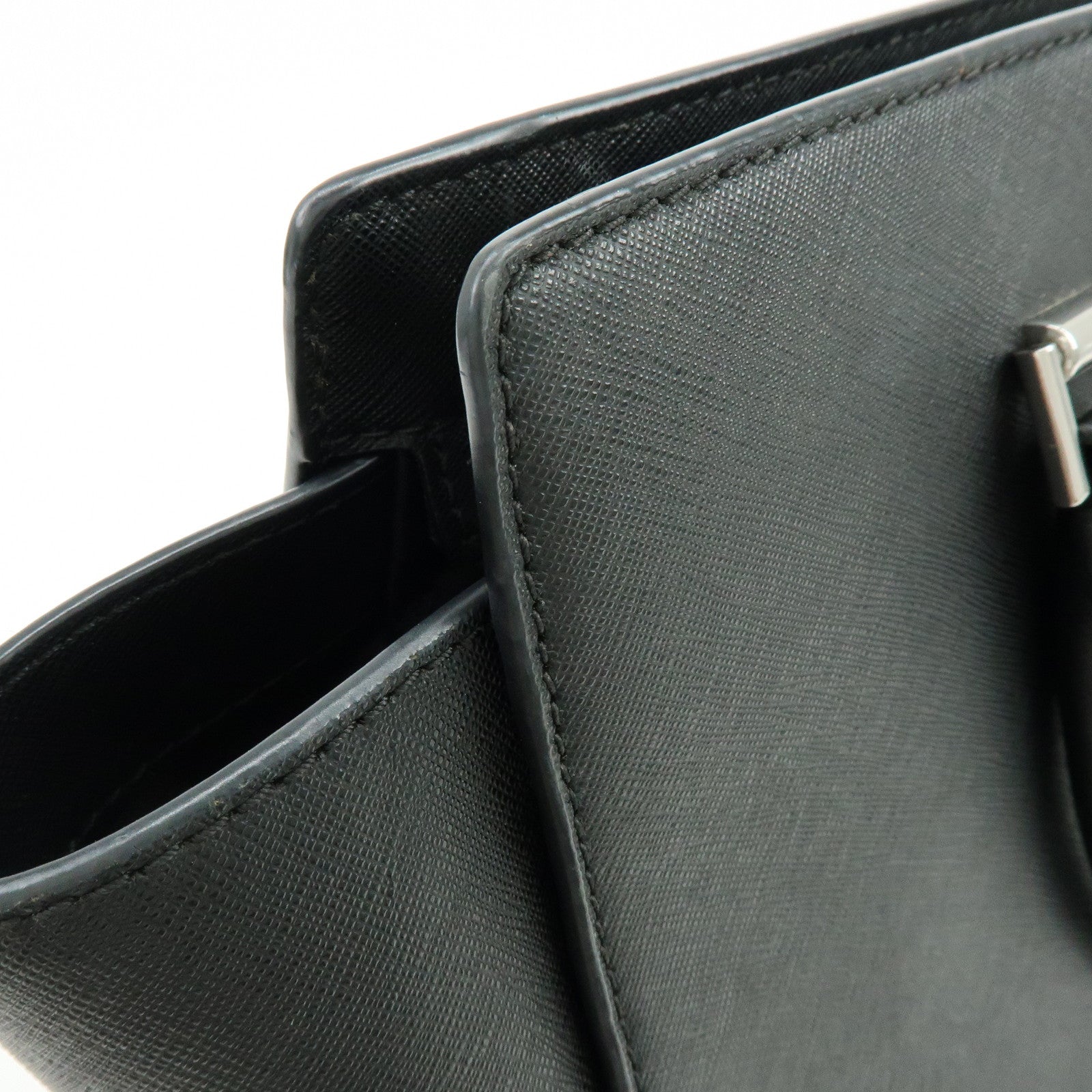 MICHAEL KORS Leather 2Way Bag Hand Bag Shoulder Bag Black