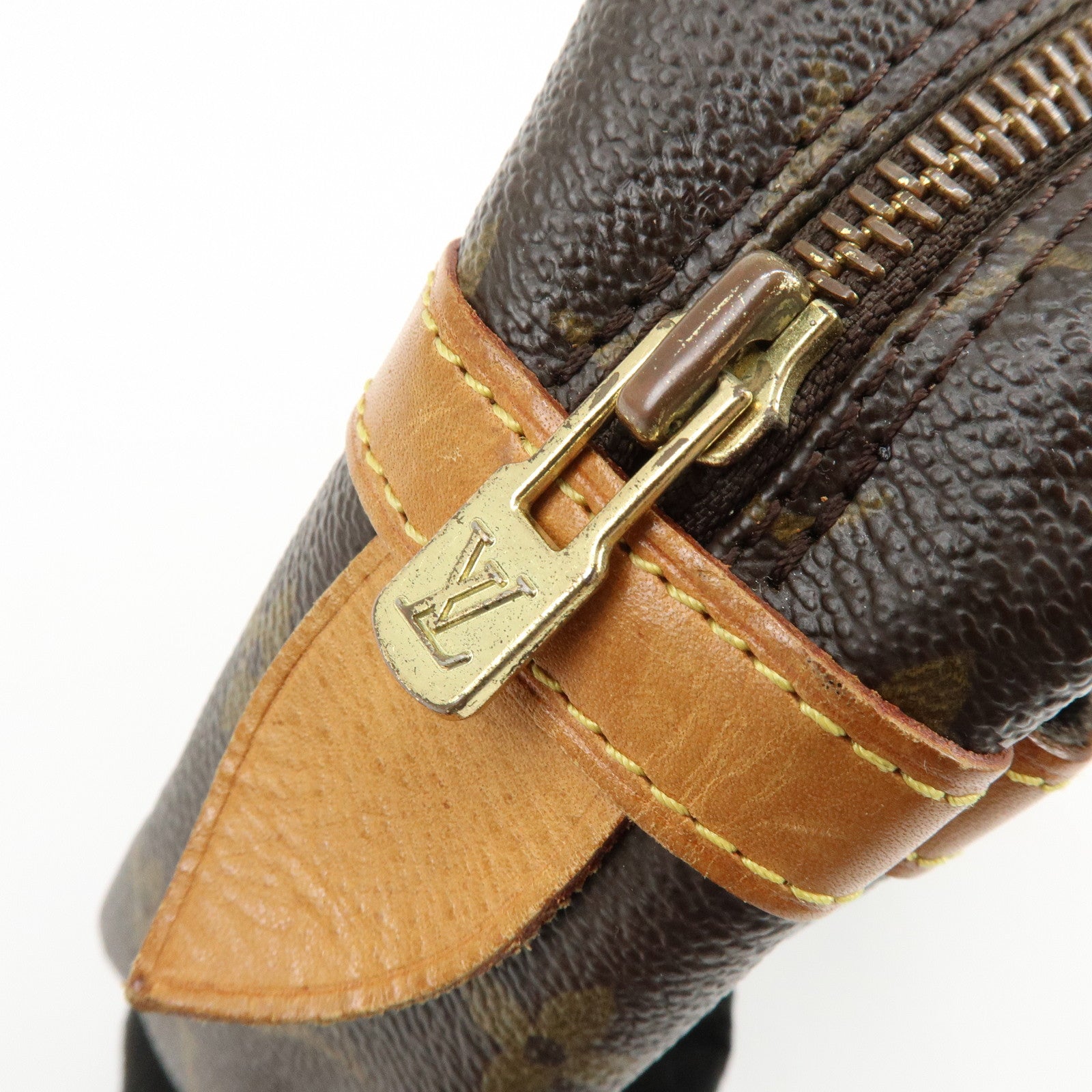 Louis Vuitton Monogram Compiegne 28 Pouch Clutch Bag Brown M51845