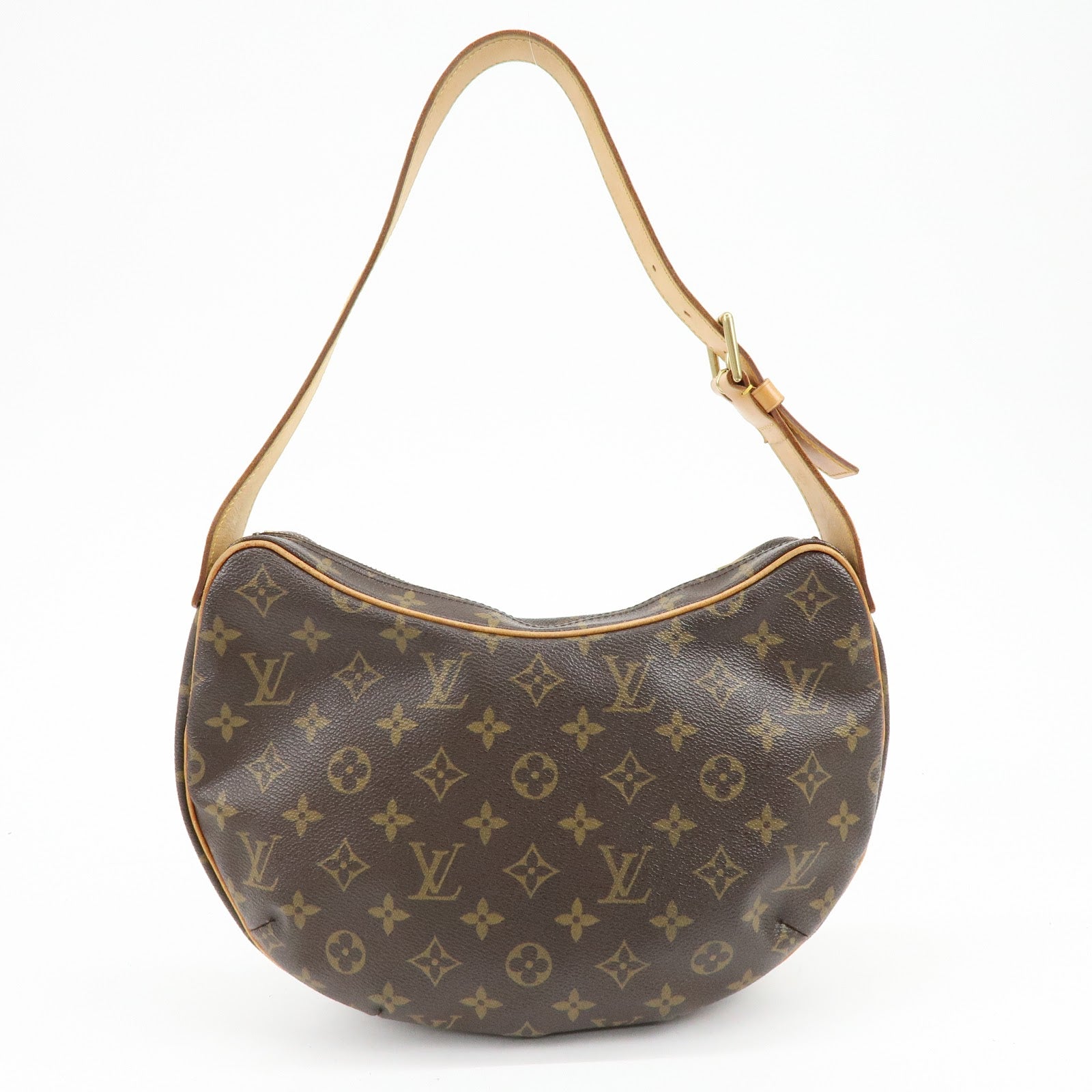 Louis Vuitton Monogram Croissant MM Shoulder Bag Brown M51512