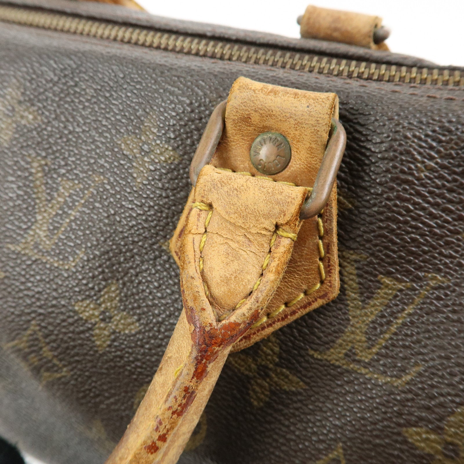 Louis Vuitton Monogram Speedy 25 Boston Bag Hand Bag Brown M41528
