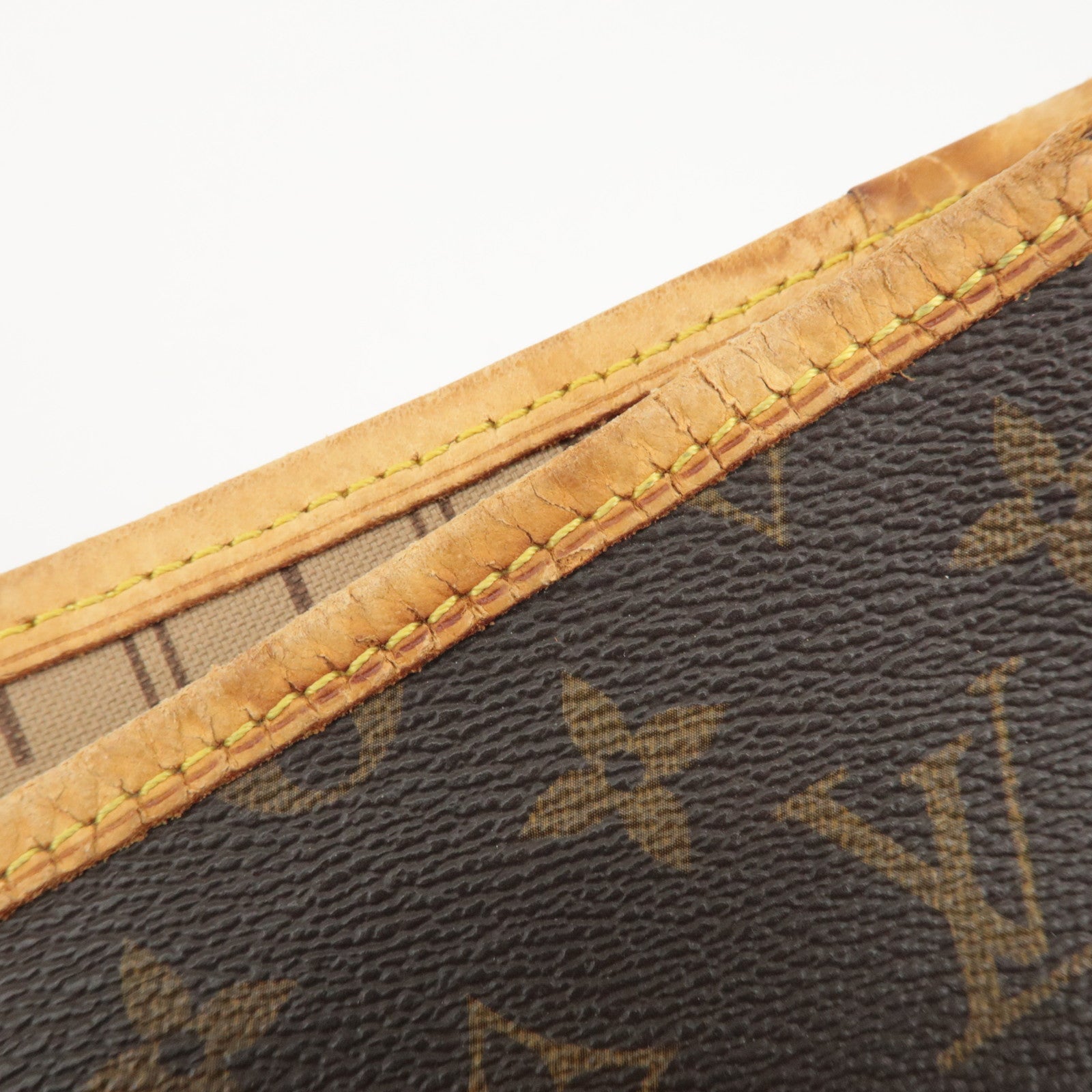 Louis Vuitton Monogram Neverfull GM Tote Bag Brown M40157 Used