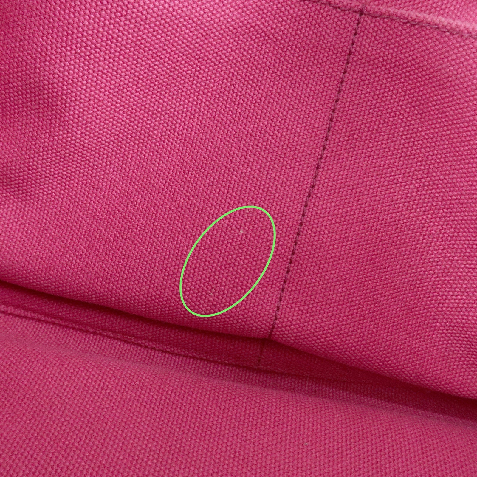 PRADA Logo Canapa Mini Canvas Hand Bag Tote Bag Pink BN2439