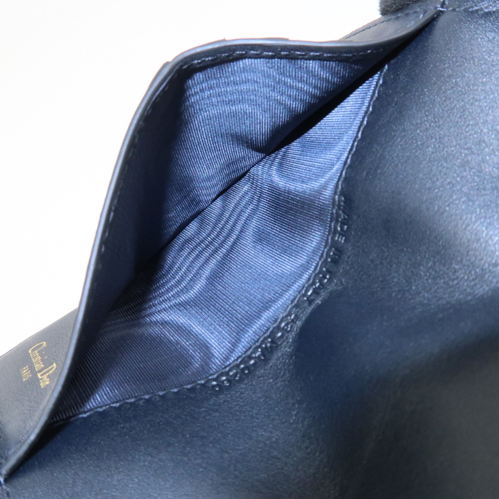 Christian Dior Trotter Jacquard Canvas Leather Card Passport Case