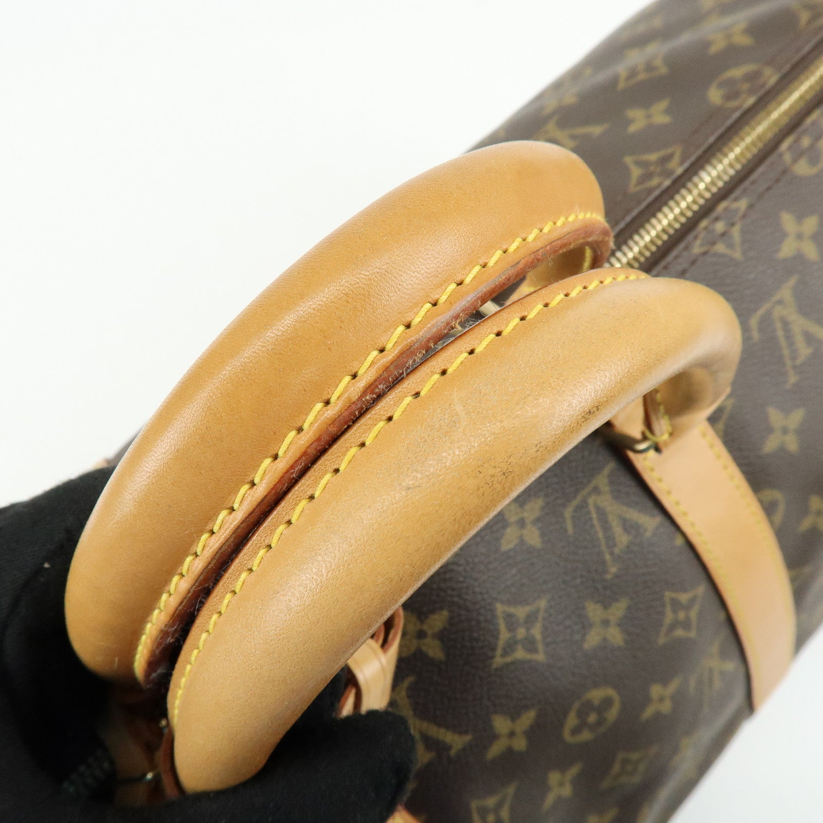 Louis Vuitton Monogram Keep All Bandouliere 50 Boston Bag M41416
