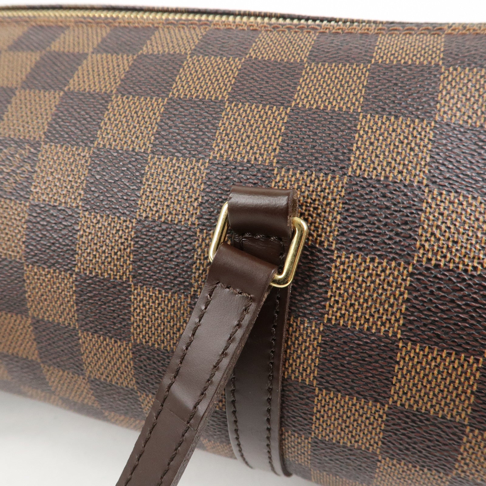 Louis Vuitton Damier Ebene Papillon 30 Hand Bag Brown N51303