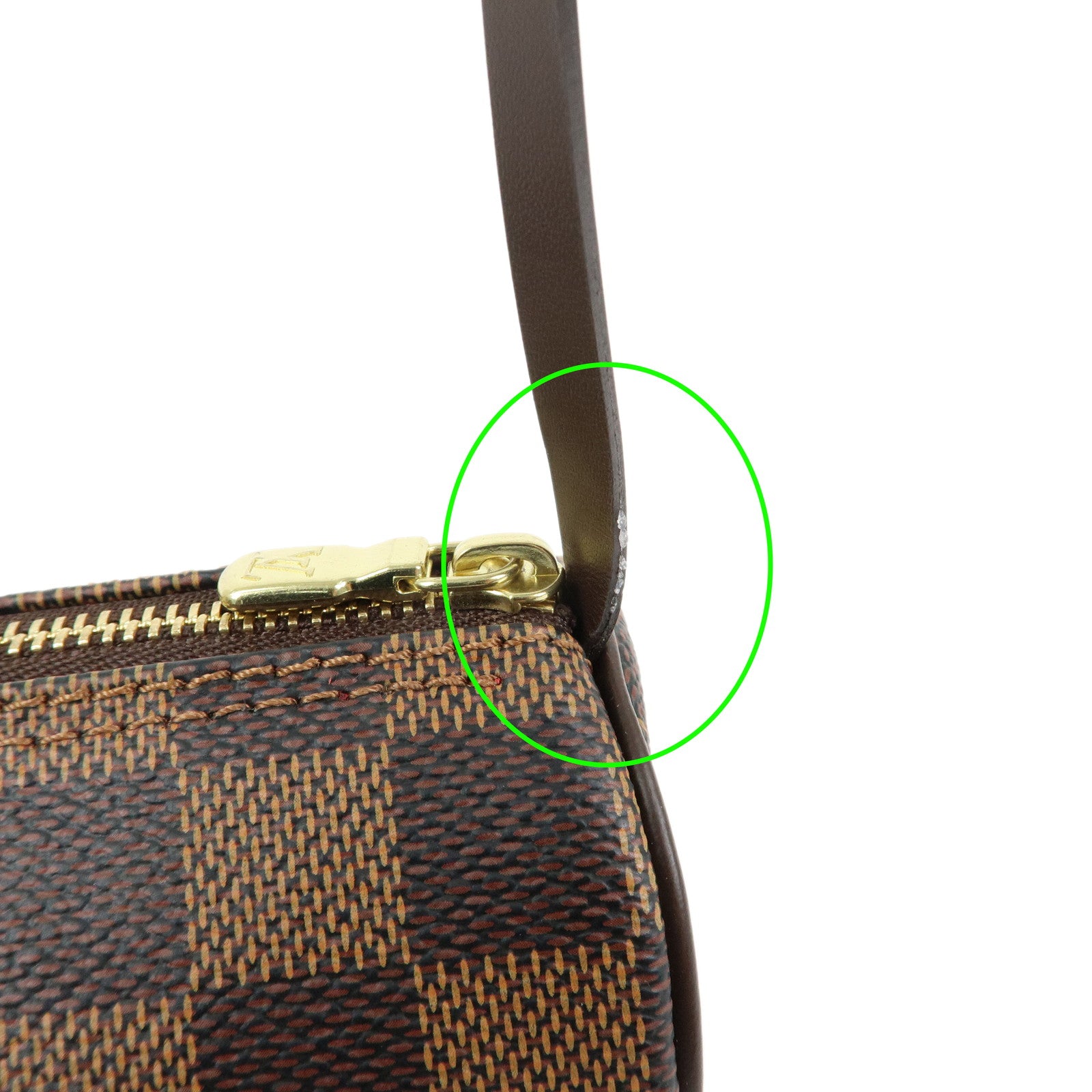 Louis Vuitton Damier Ebene Papillon 30 Hand Bag Brown N51303